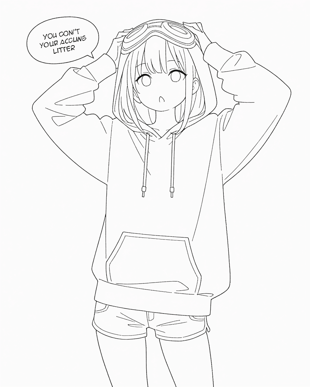 no nose】線画を引きの画にする検証【自作Kontext LoRA】｜あやおい