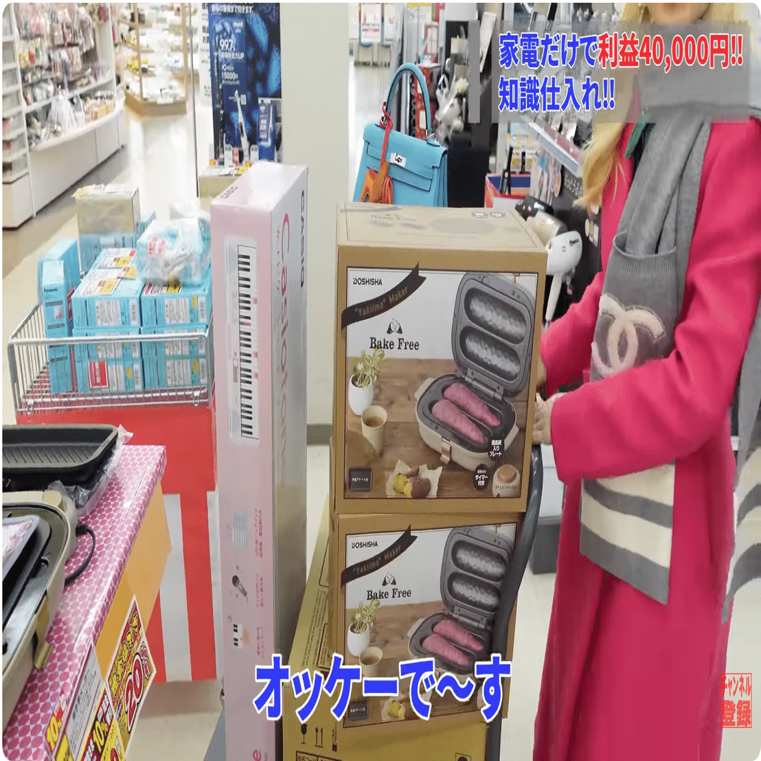 知識仕入れで月4万円】ベイシア家電×量販店リアル仕入れレポート