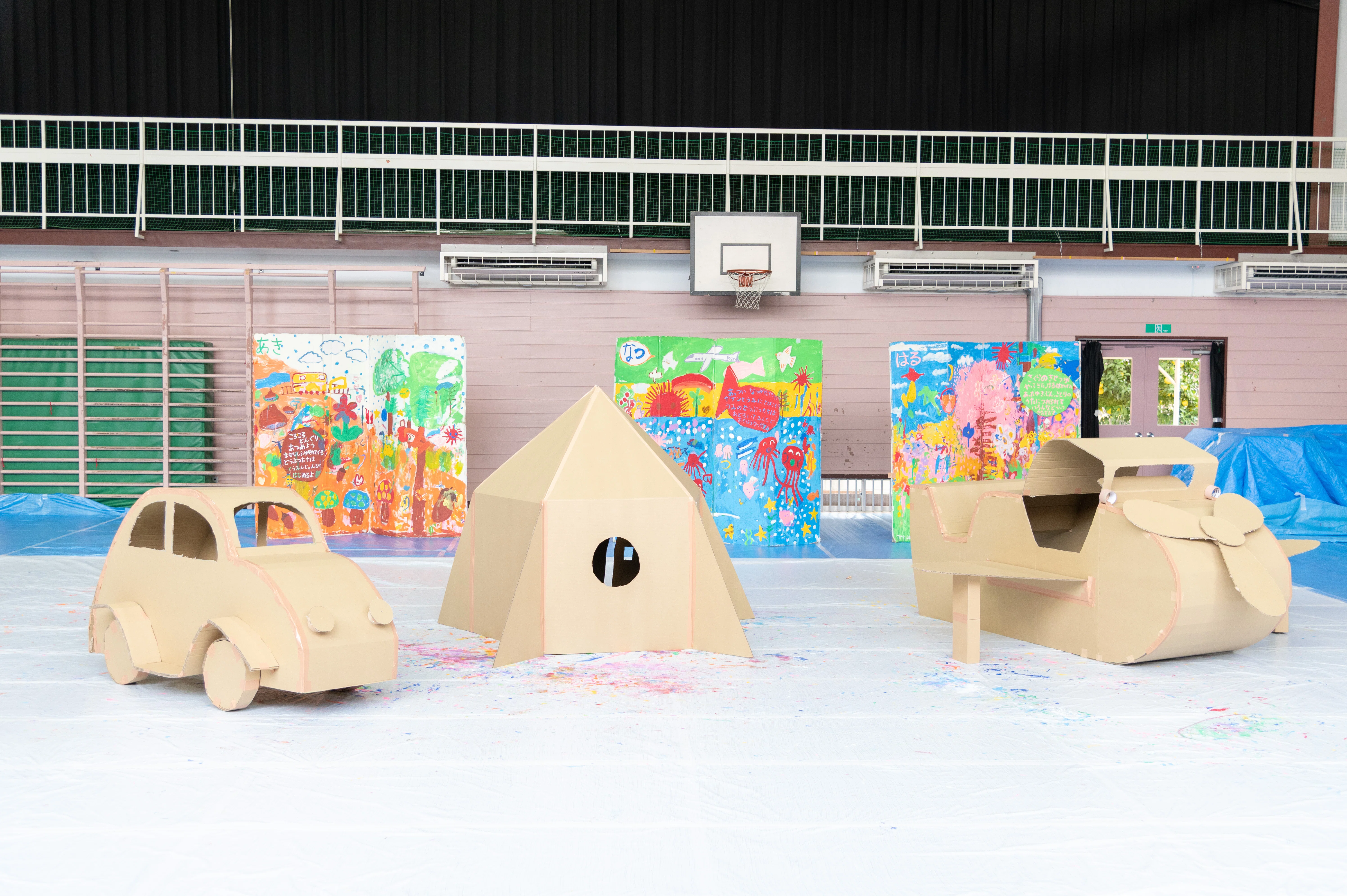 11/18（火）葛飾区立飯塚小学校のみなさんと共同作品制作を実施