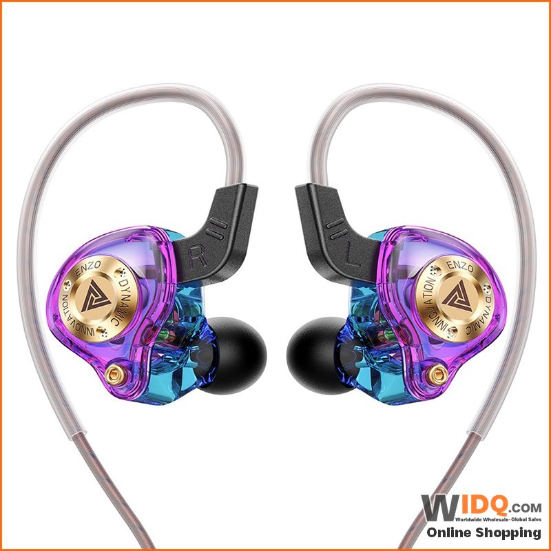 🎧 QKZ ENZO ハイレゾ対応有線スポーツイヤホン - 超クリアなサウンド