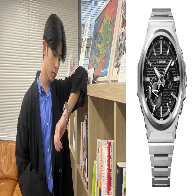 時計着用レビュー」新入社員が本気でコーデしてみた！ミニマルデザイン 