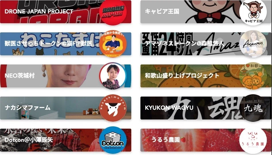 FiNANCiE内には沢山のコミュニティがあります。