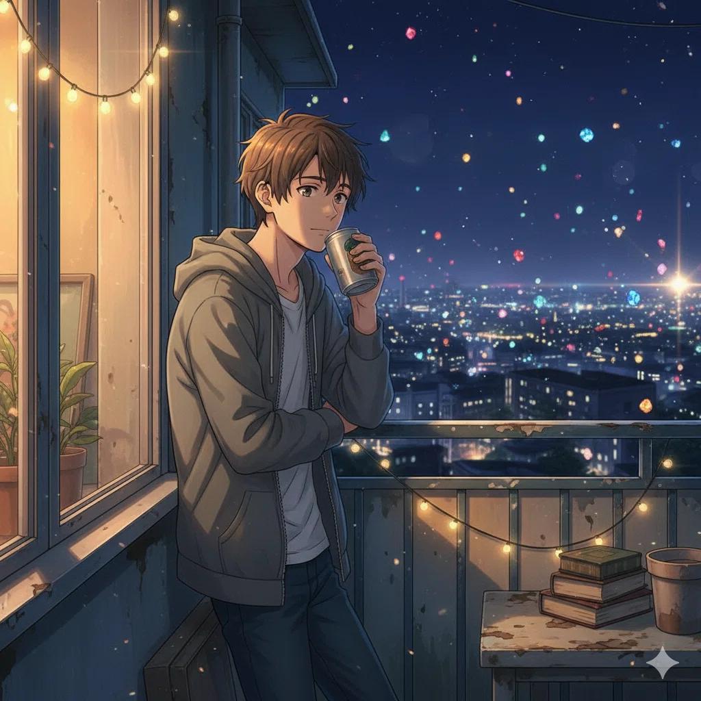夜景がみえるって、素敵なこと。【ショートショート＋AIイラスト