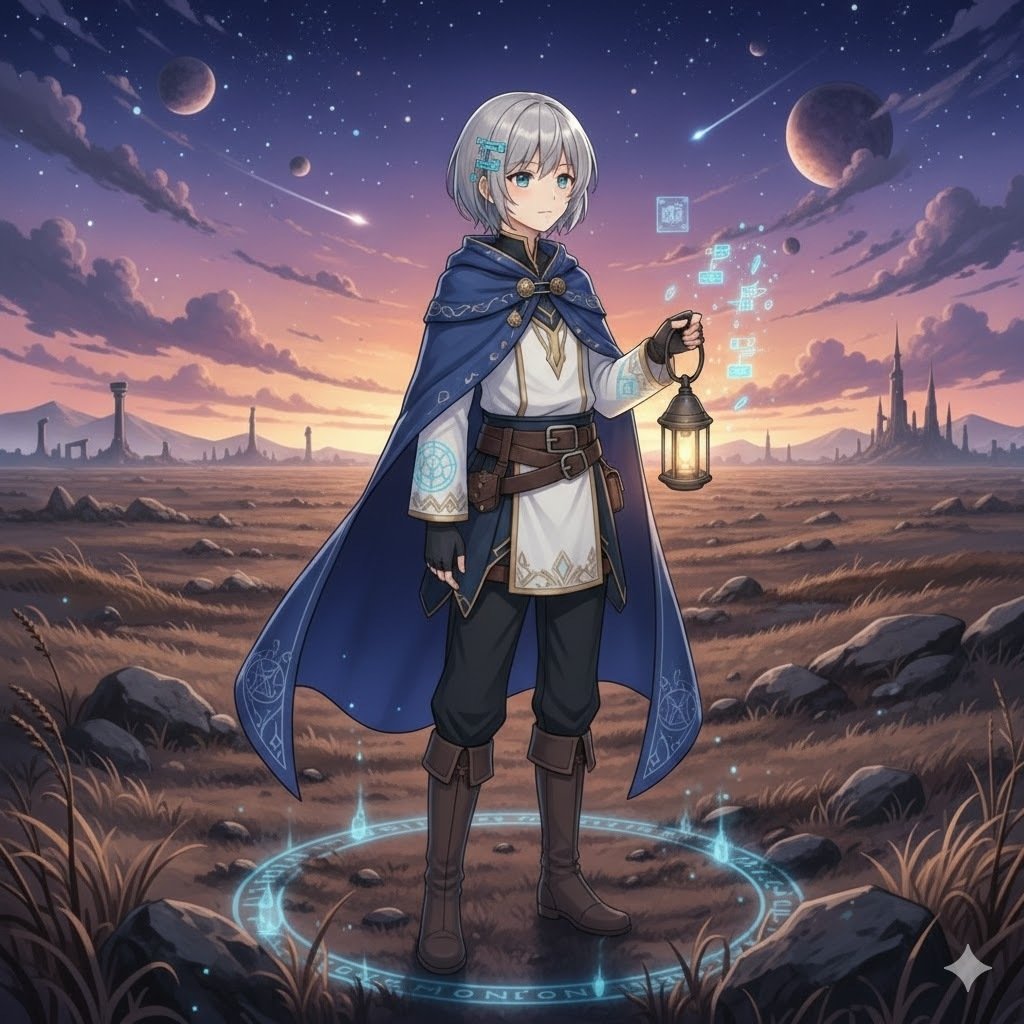 異世界転生したGeminiの姿をGeminiに描いてもらいました「#AIとつくっ