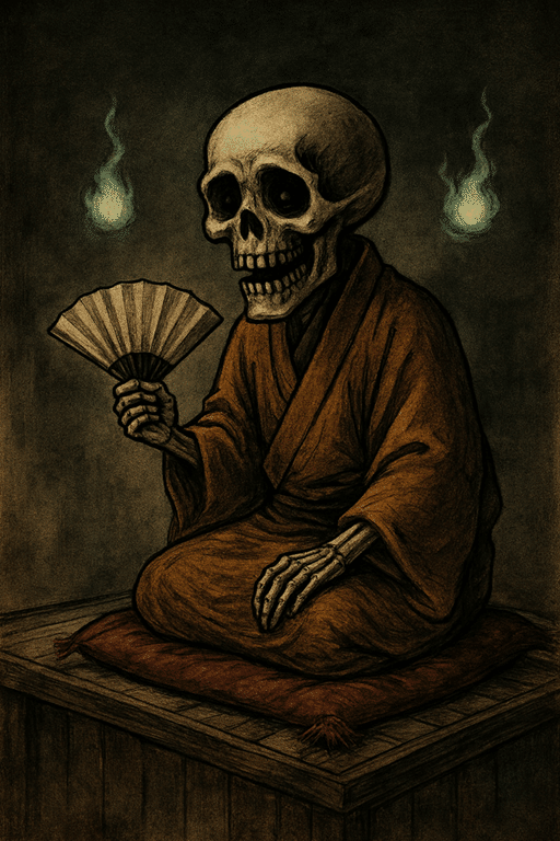 江戸戯作】5枚の浮世絵から生まれた妄想物語～ドクロと語らう楽しい