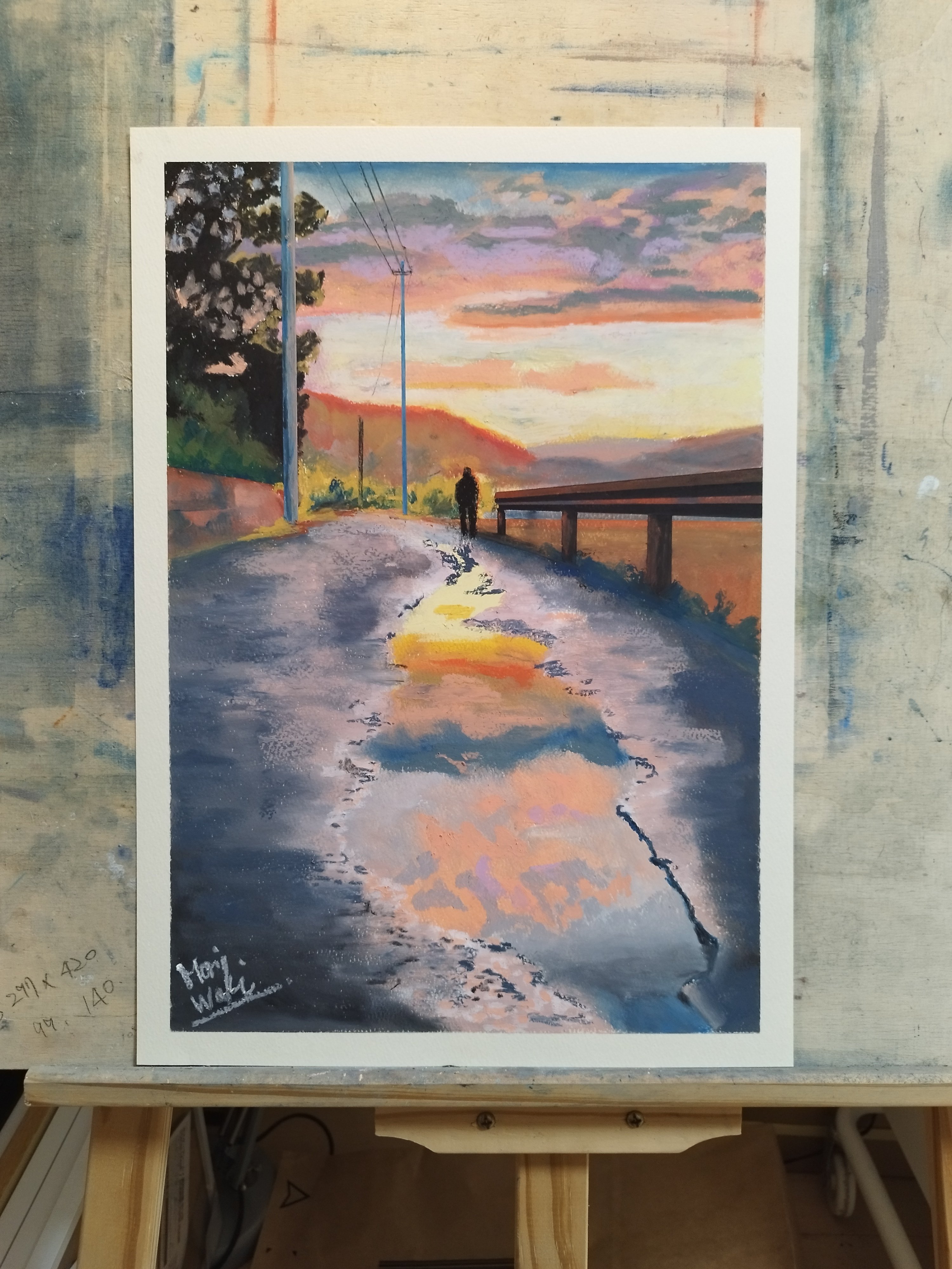 オイルパステルとアートクレヨンを併用してみた｜森脇由宇のなんやかんや