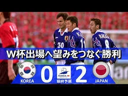 1997年11月1日 フランスワールドカップアジア最終予選 韓国代表