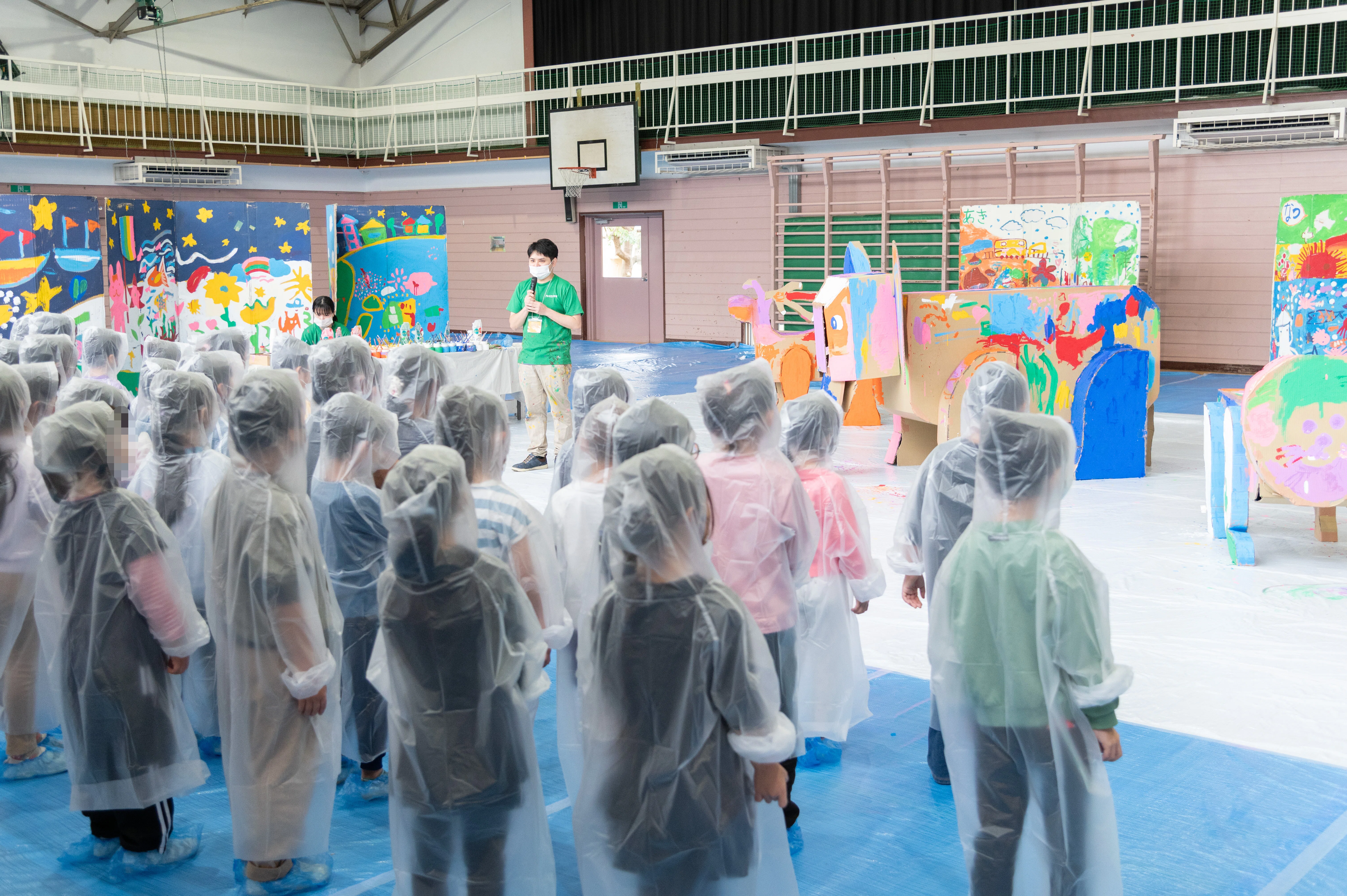 11/18（火）葛飾区立飯塚小学校のみなさんと共同作品制作を実施