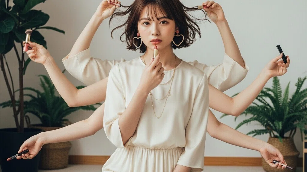 化粧 写真素材/写真販売 AI画像 有料＜40枚：350円＞商用利用可02
