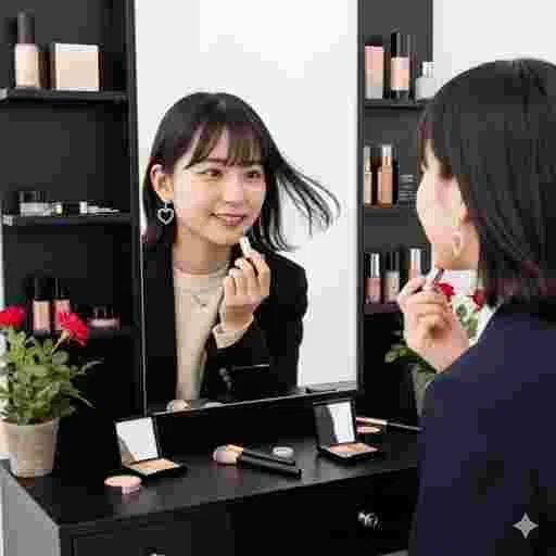 化粧 写真素材/写真販売 AI画像 有料＜40枚：350円＞商用利用可（サンプル）04