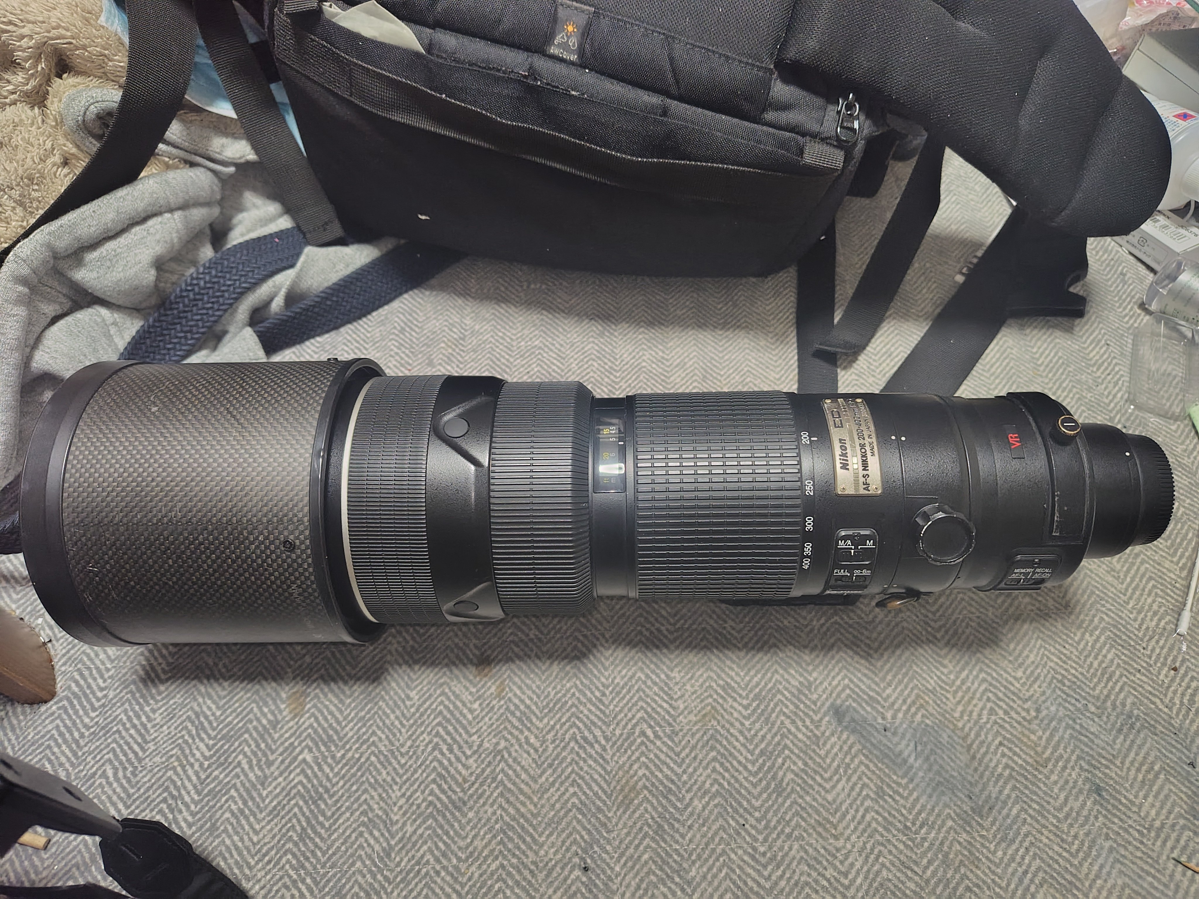 機材レビュー AF-S VR Zoom-Nikkor 200-400mm f/4G IF-ED ~クソデカ