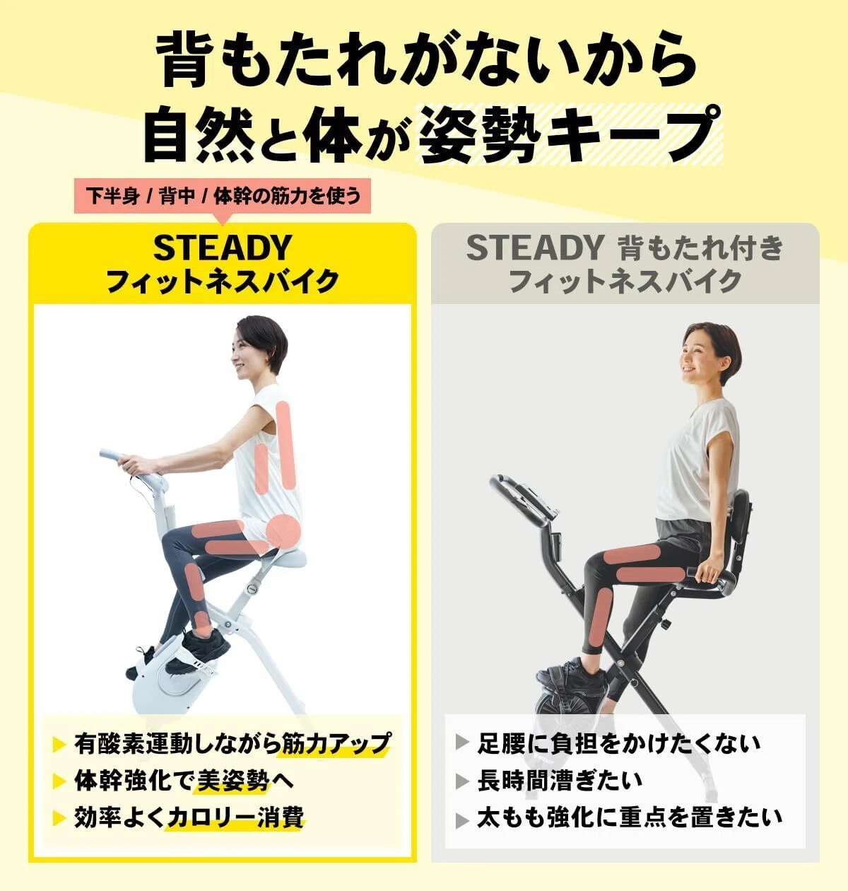 STEADY フィットネスバイク エアロバイク 家庭用 静音 折り畳み Designed in Japan 本音レビュー】STEADY フィットネスバイク エアロバイク 家庭用 静音