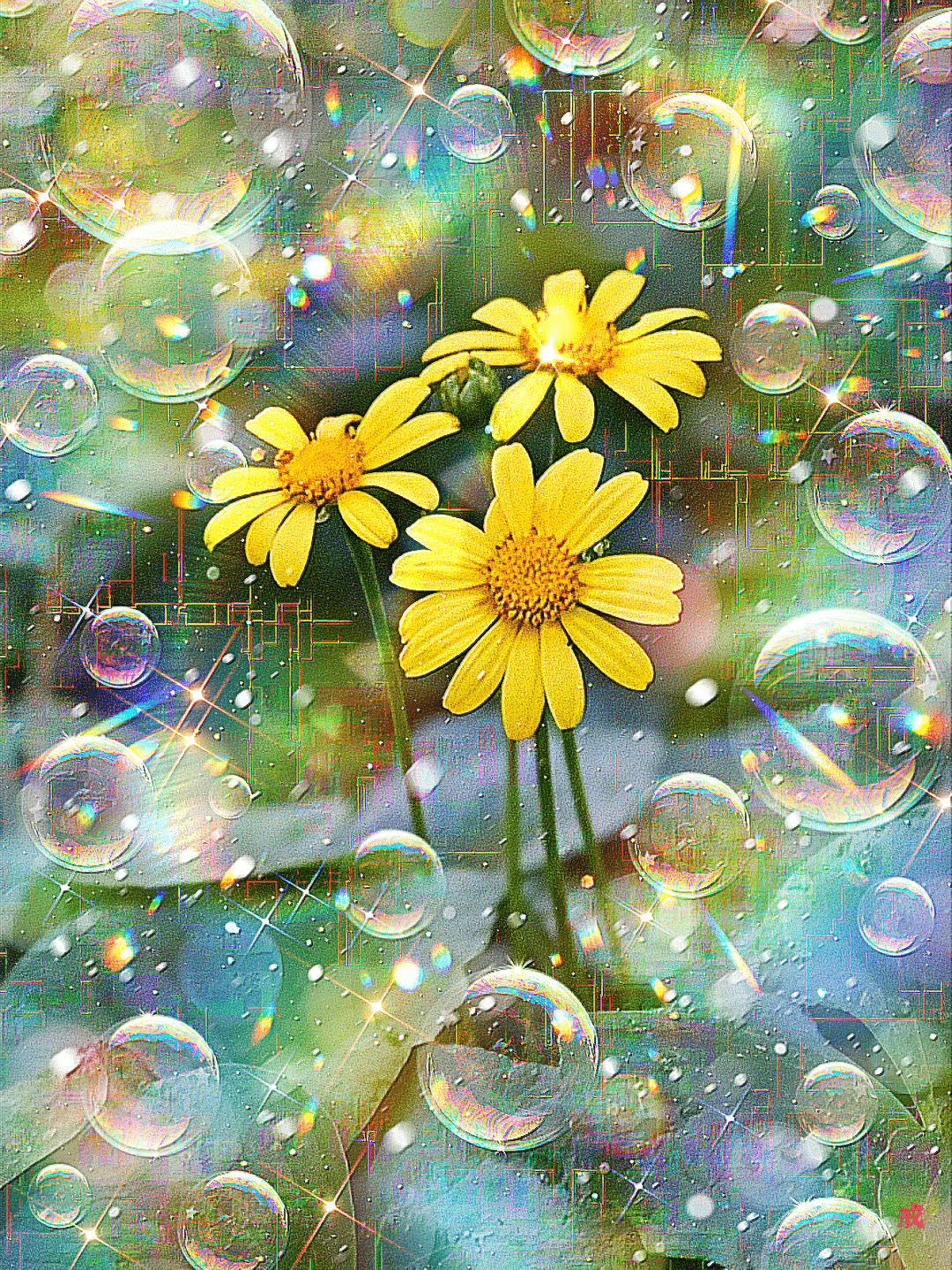 作品: a-2515 陽だまりに咲く微笑み Light of Blessing｜T_GAI(戒)