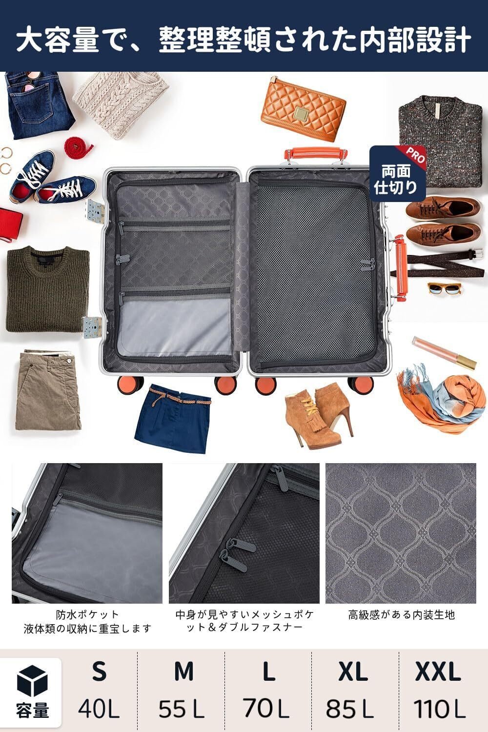 本音レビュー】Yuweijie 新感覚 モダン スーツケース キャリーケース