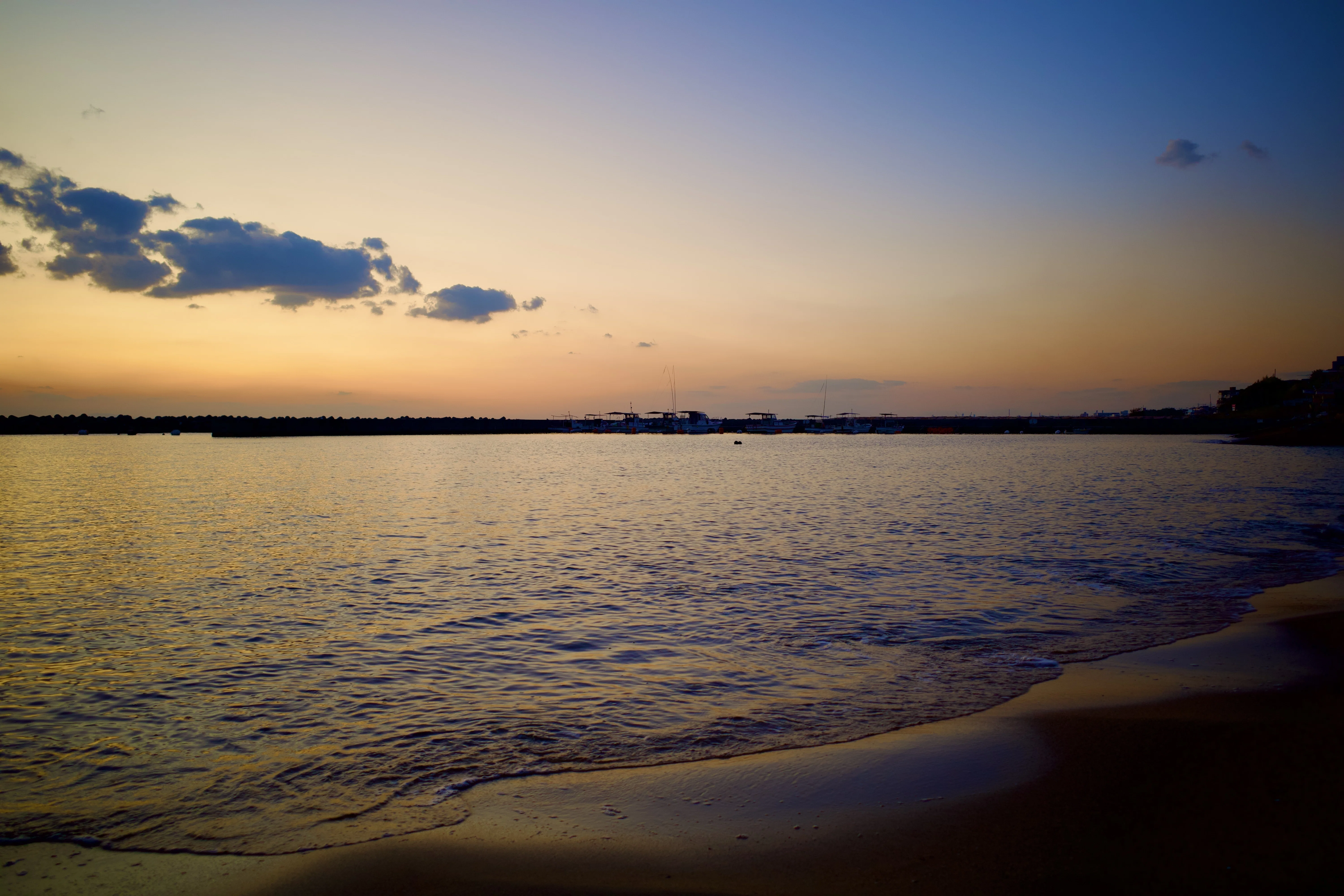夕方の海。2025/11｜donguri