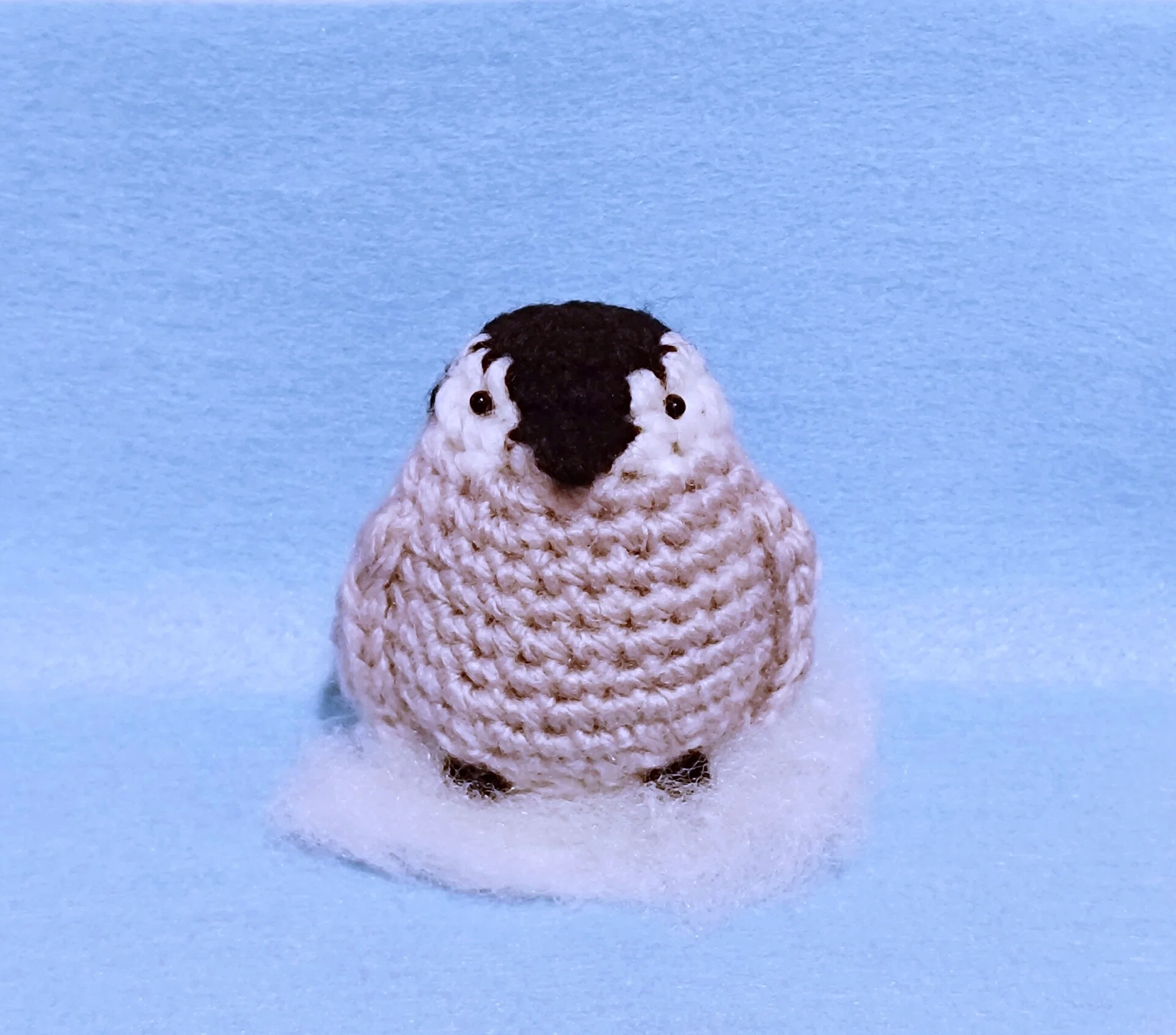 編み物】コウテイペンギン(ヒナ)のあみぐるみ🐧｜Min