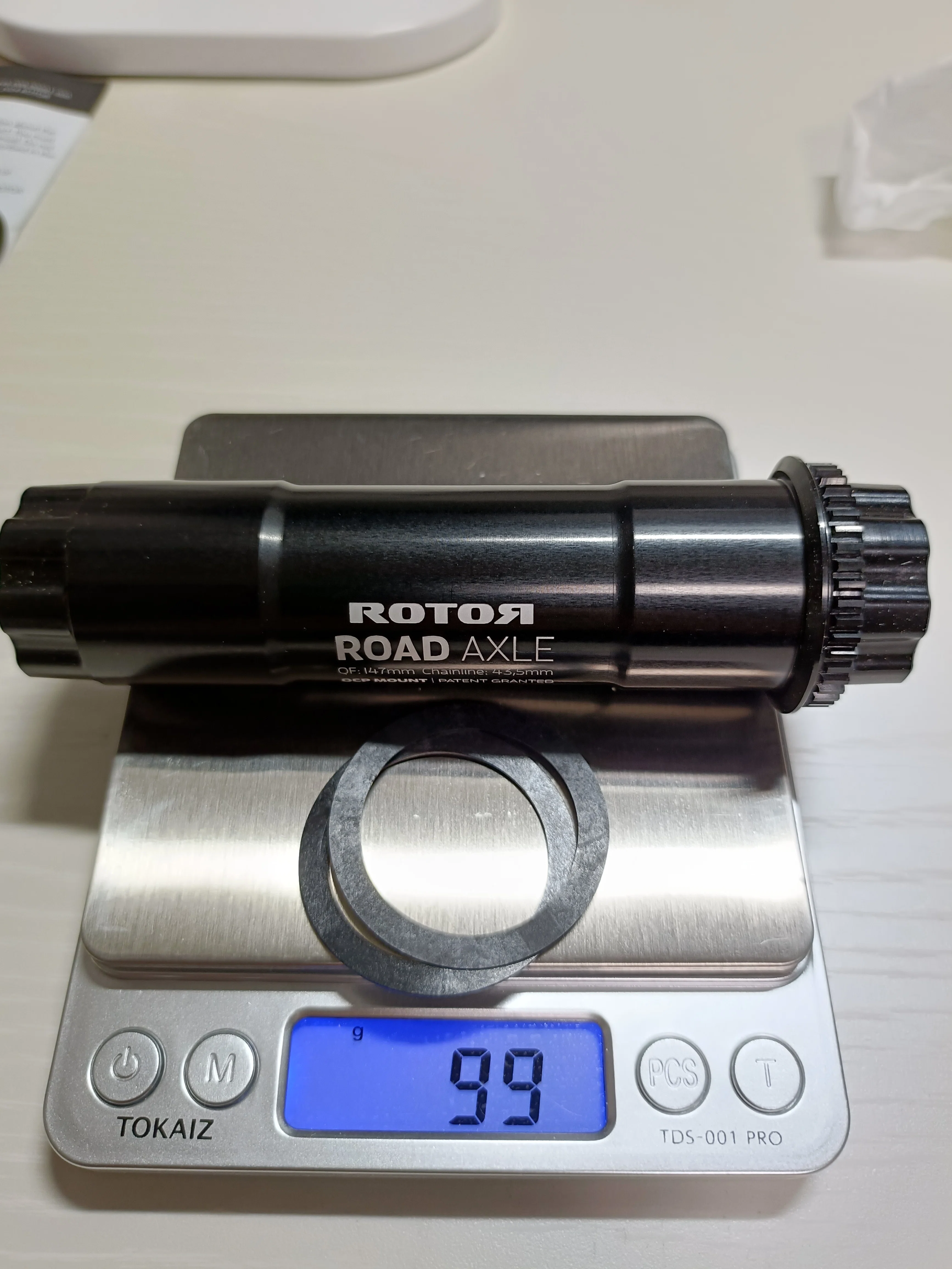 ROTOR ALDHU carbonが届いたので計量など｜Y.T.