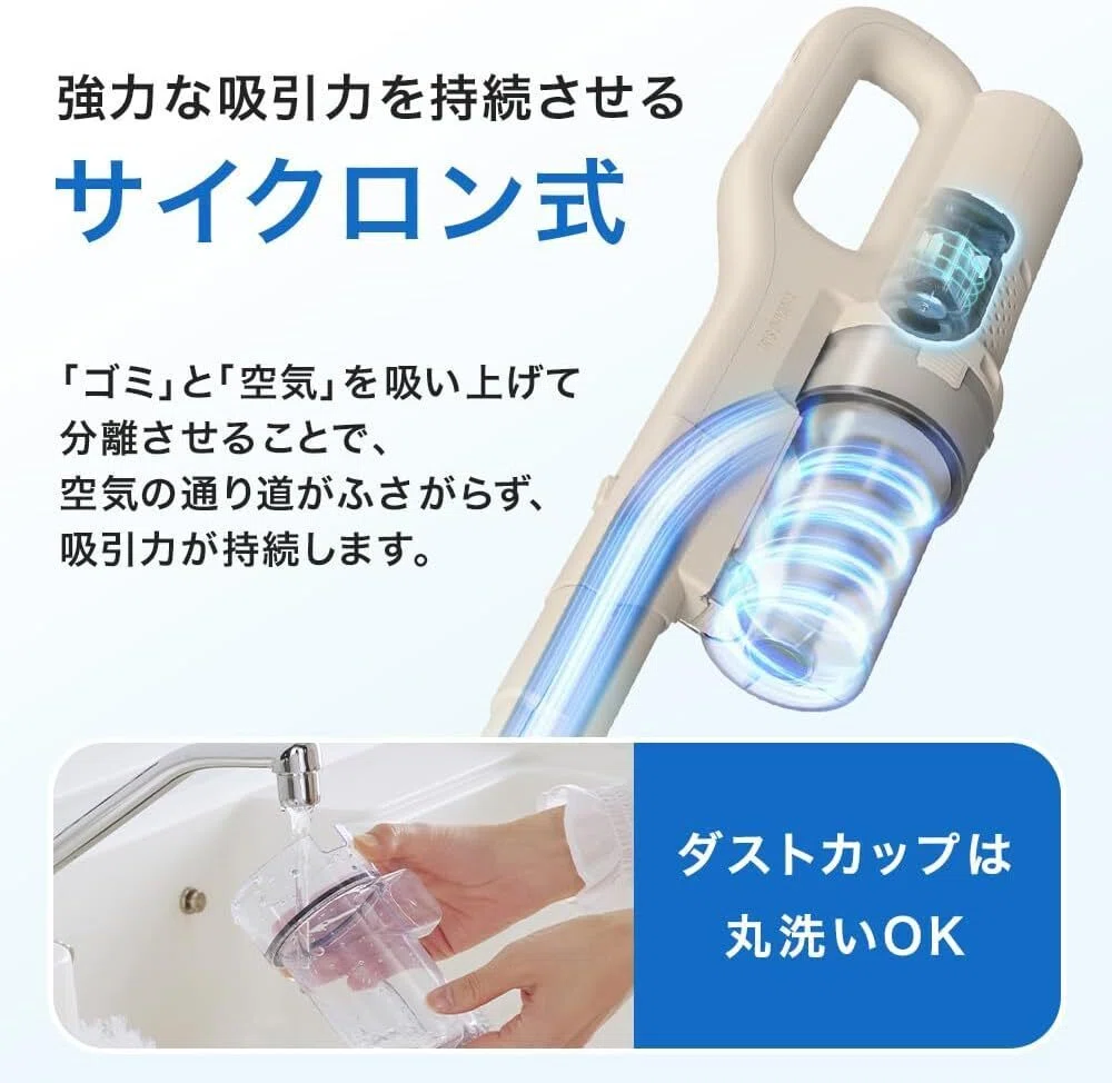 コードレス掃除機　サイクロン式　マジカリーナ　SCD-123P　クリーナー 本音レビュー】アイリスオーヤマ コードレス掃除機 マジカリーナ