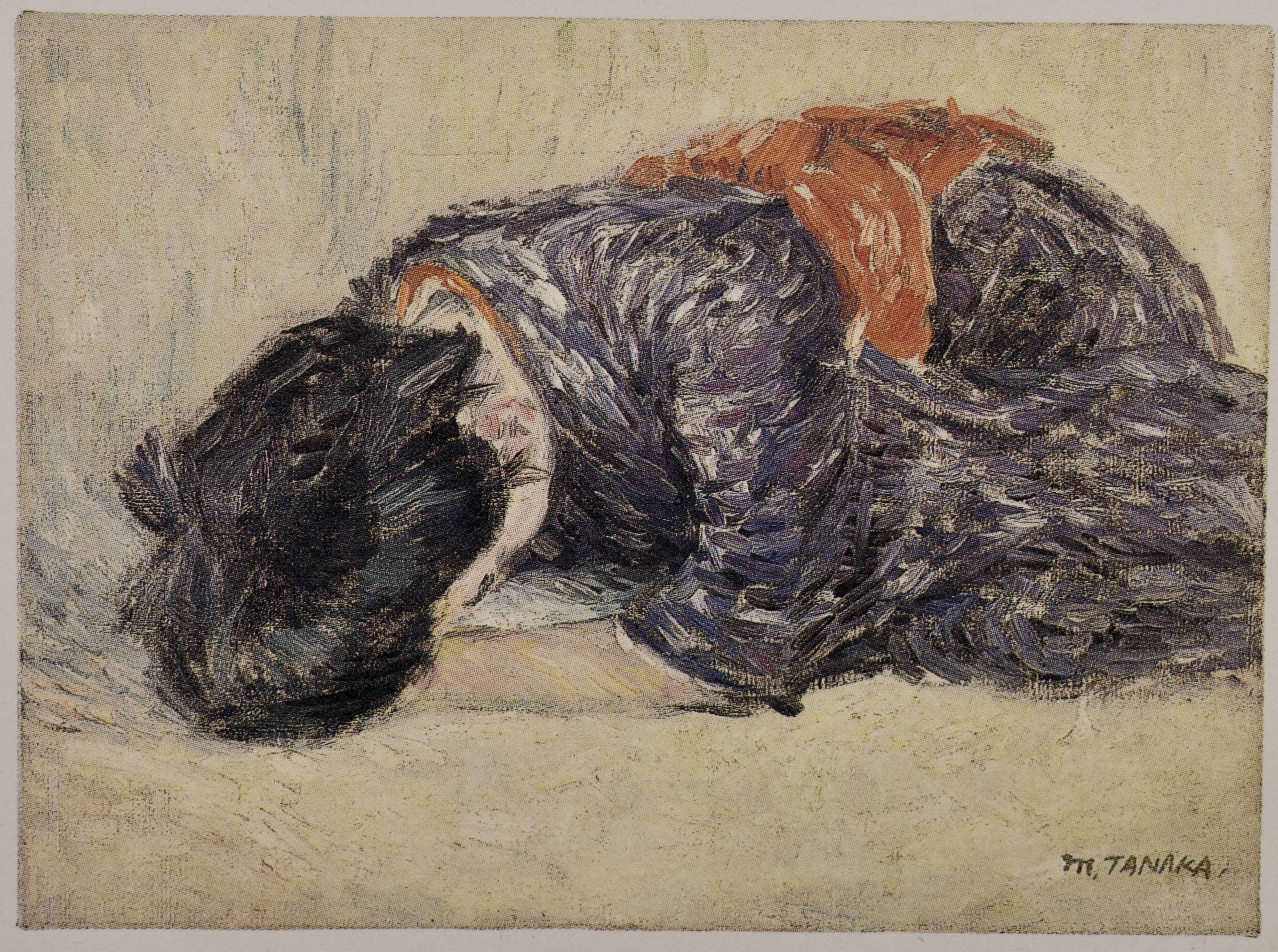 襟足のほくろ、木版画《KAWAZIN》:竹久夢二『山へよする』研究⑬｜表現