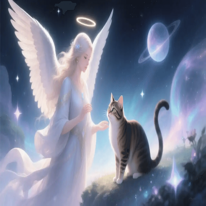 猫と天使｜ふく