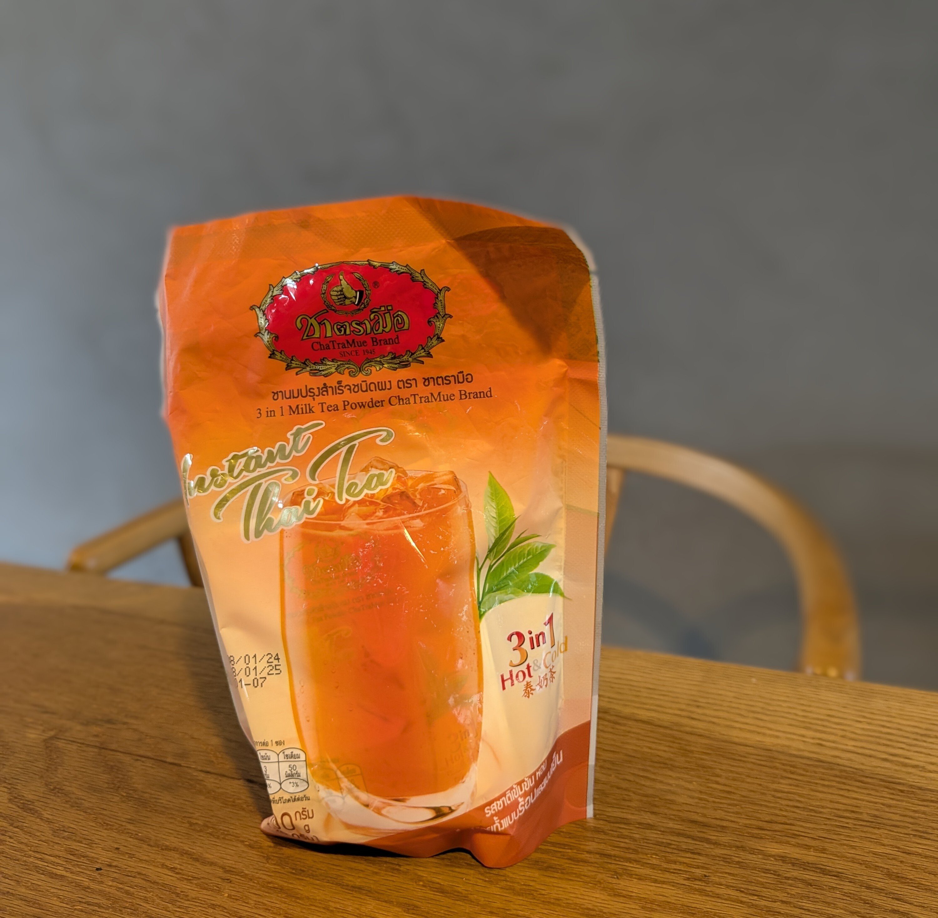 🇹🇭タイ土産に人気のインスタントティーはいかが？Cha Trar Mue｜yu_tabi_