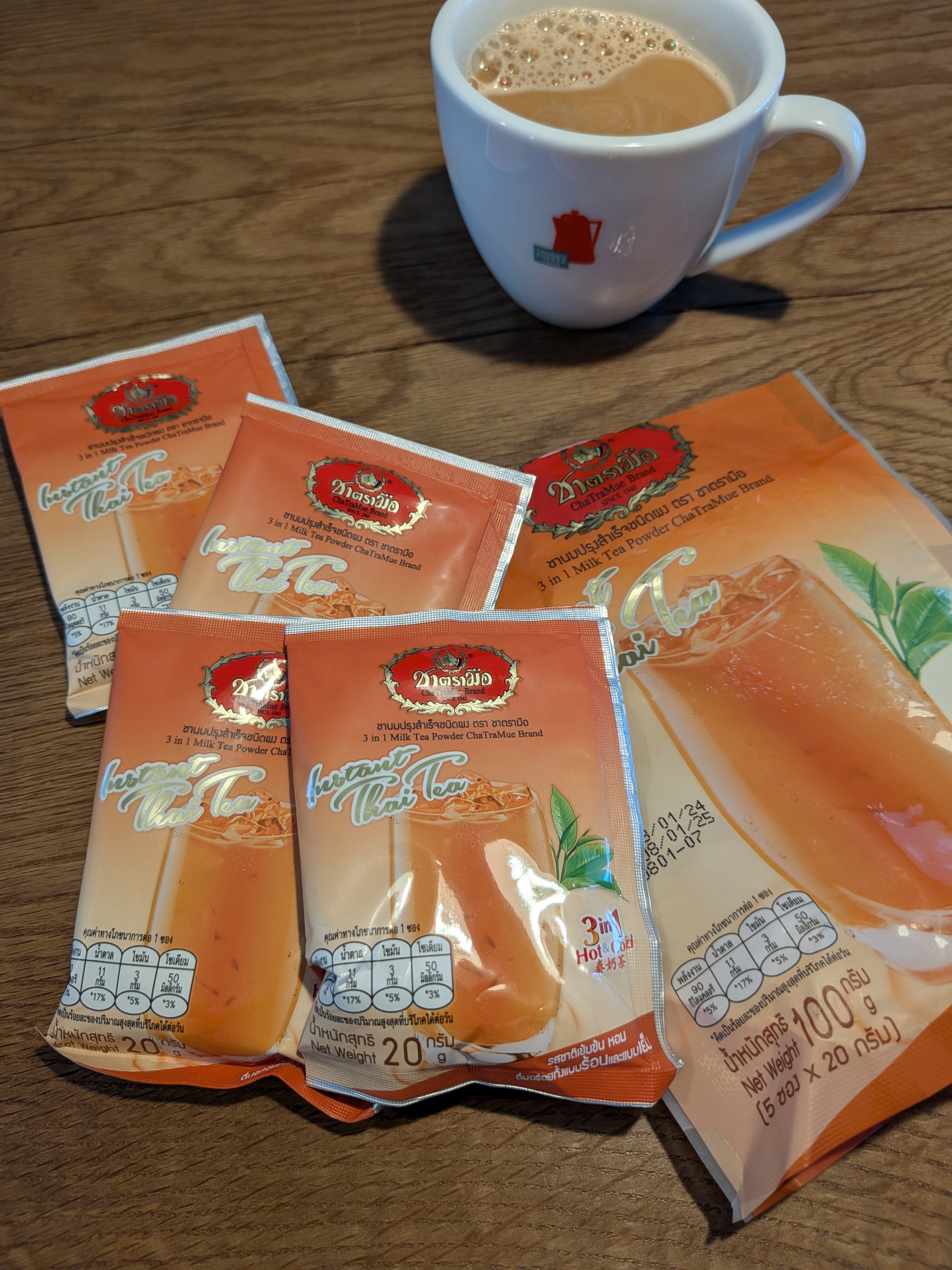 タイ一番人気Cha Tra Mue インスタントミルクティー　23個セット 🇹🇭タイ土産に人気のインスタントティーはいかが？Cha Trar Mue｜yu_tabi_