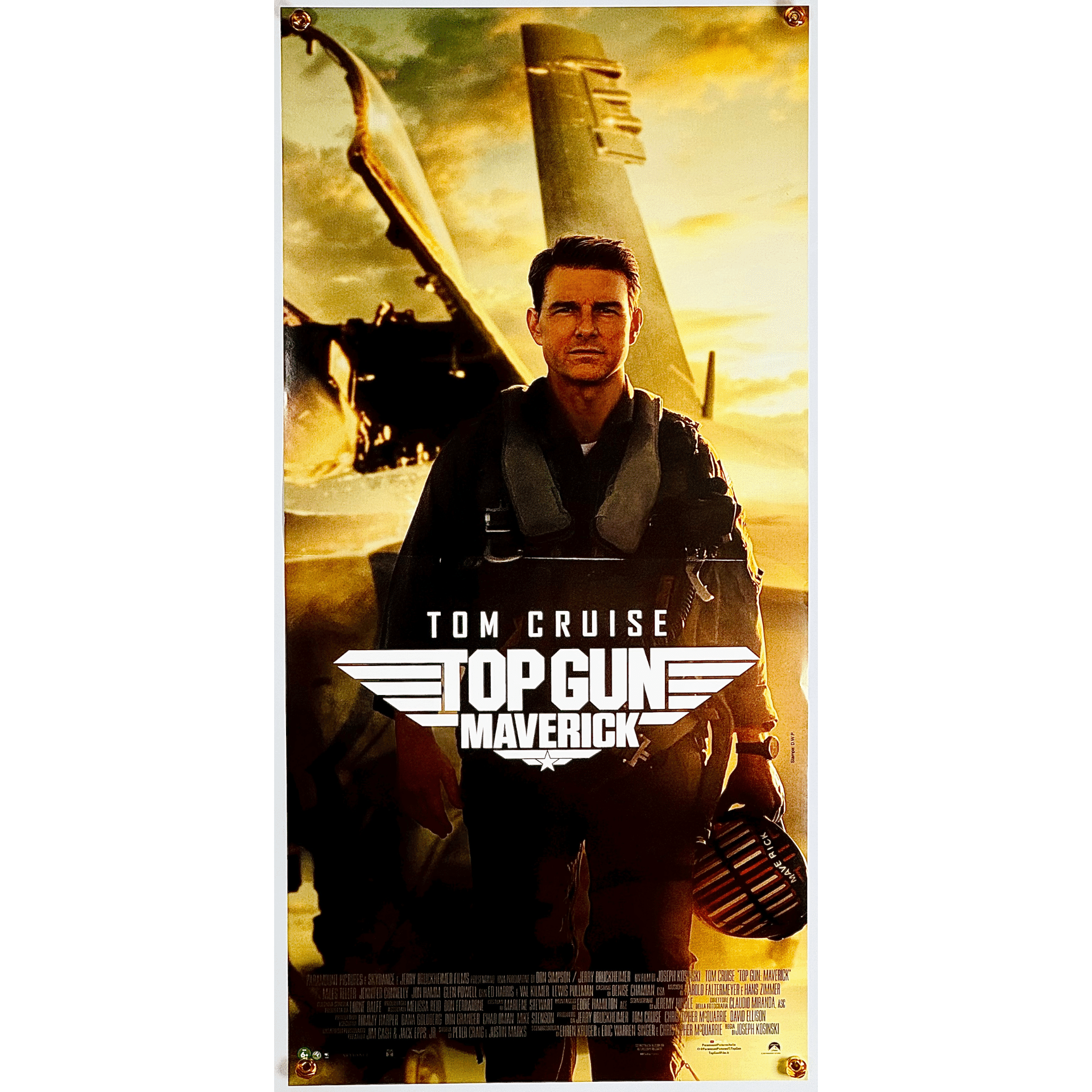 トム・クルーズの出世作！トップガン【海外版オリジナル映画ポスターの