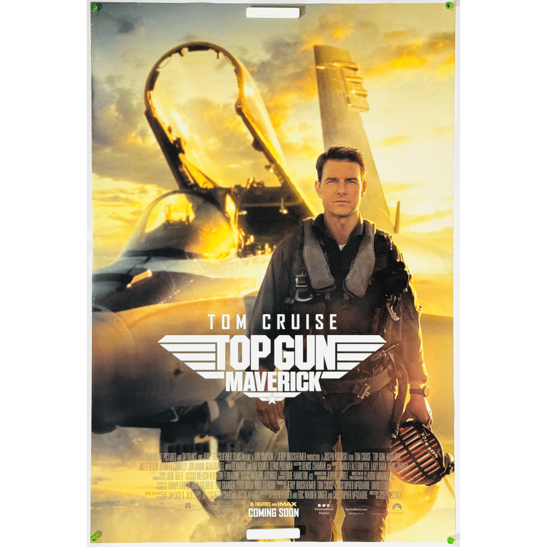 トム・クルーズの出世作！トップガン【海外版オリジナル映画ポスターの