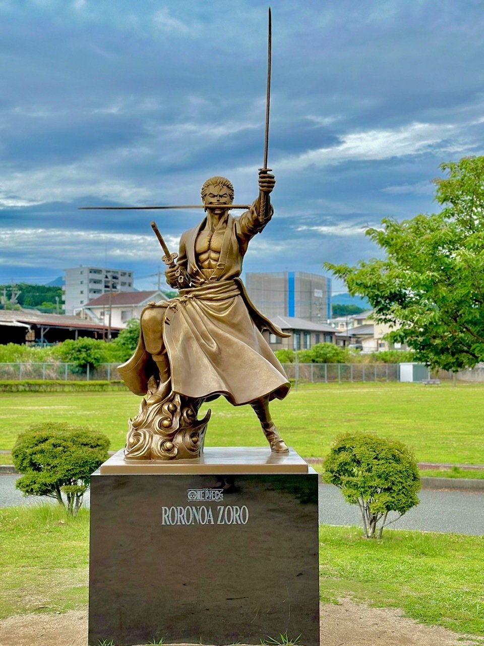 熊本復興のワンピース像を巡ってみた！（前記者）｜くまモン記者団