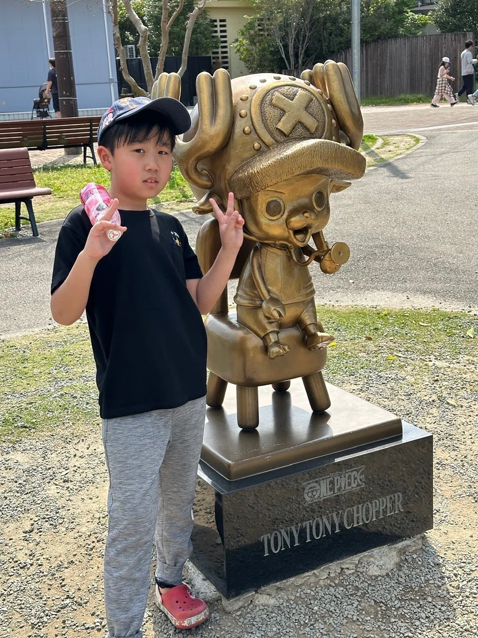熊本復興のワンピース像を巡ってみた！（前記者）｜くまモン記者団