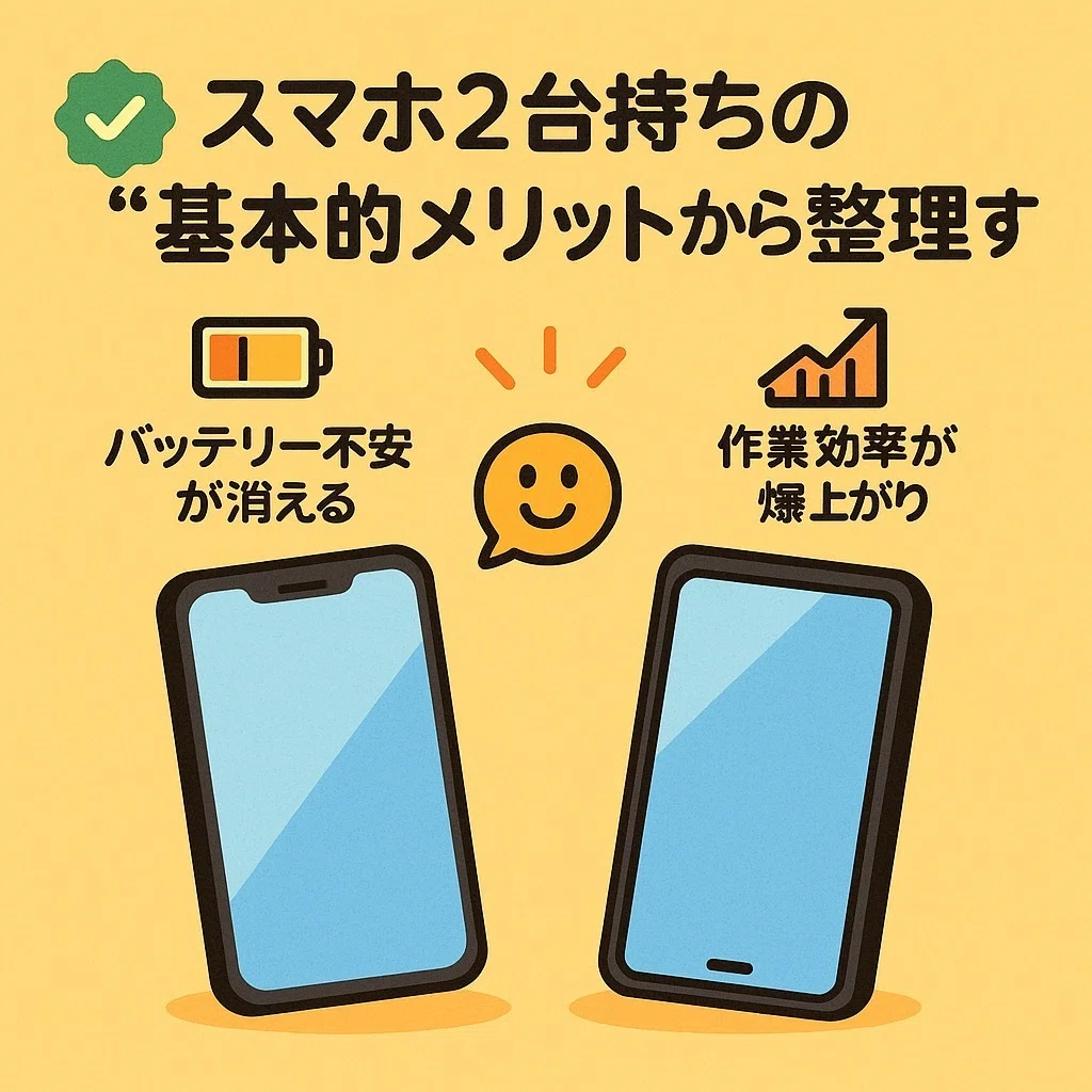 ?スマホ2台持ちの最適解全部徹底解説する“2025年の決定版ガイド 