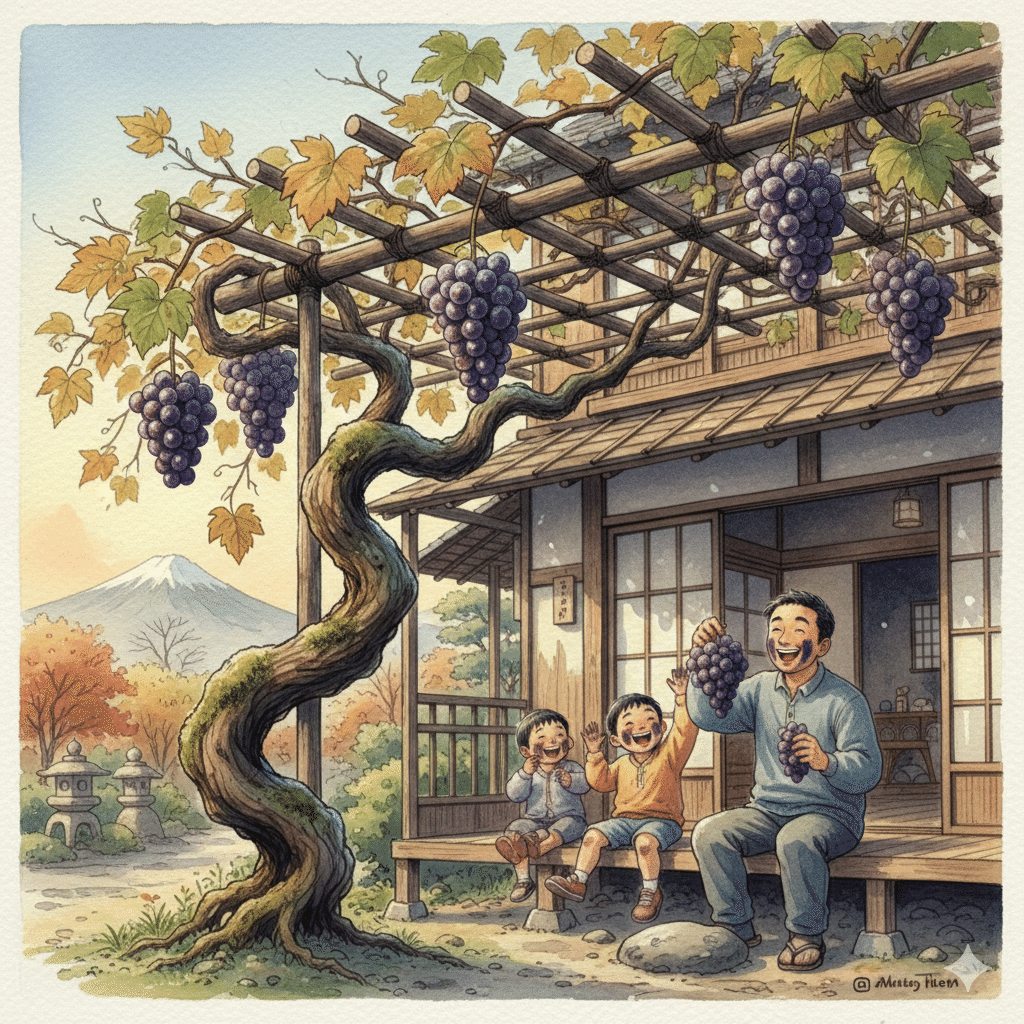 フルーツと思い出 ぶどう🍇｜Hana89089