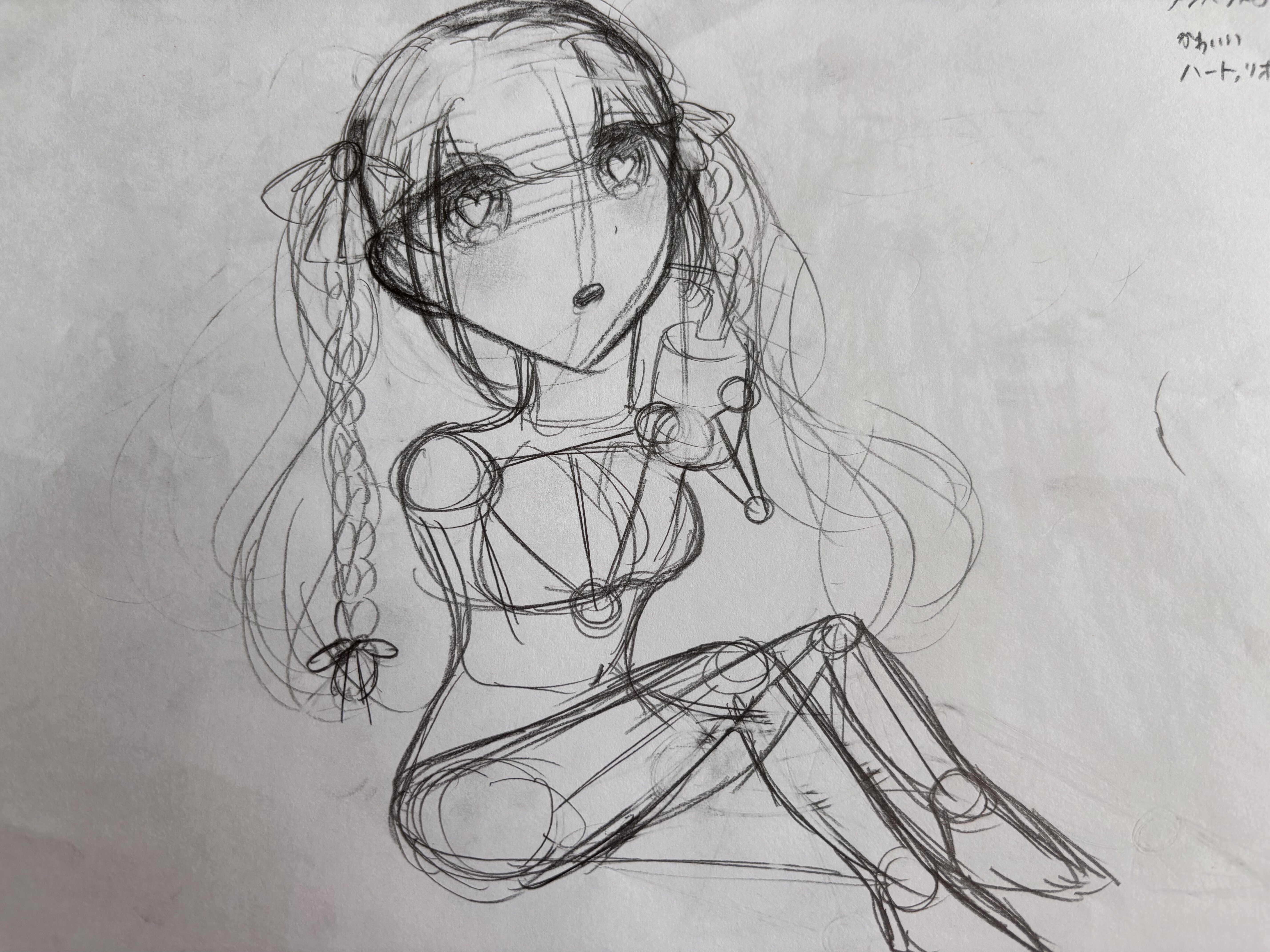 一次創作にハマった私が今まで描いてきたイラストを見つつ、成長したか