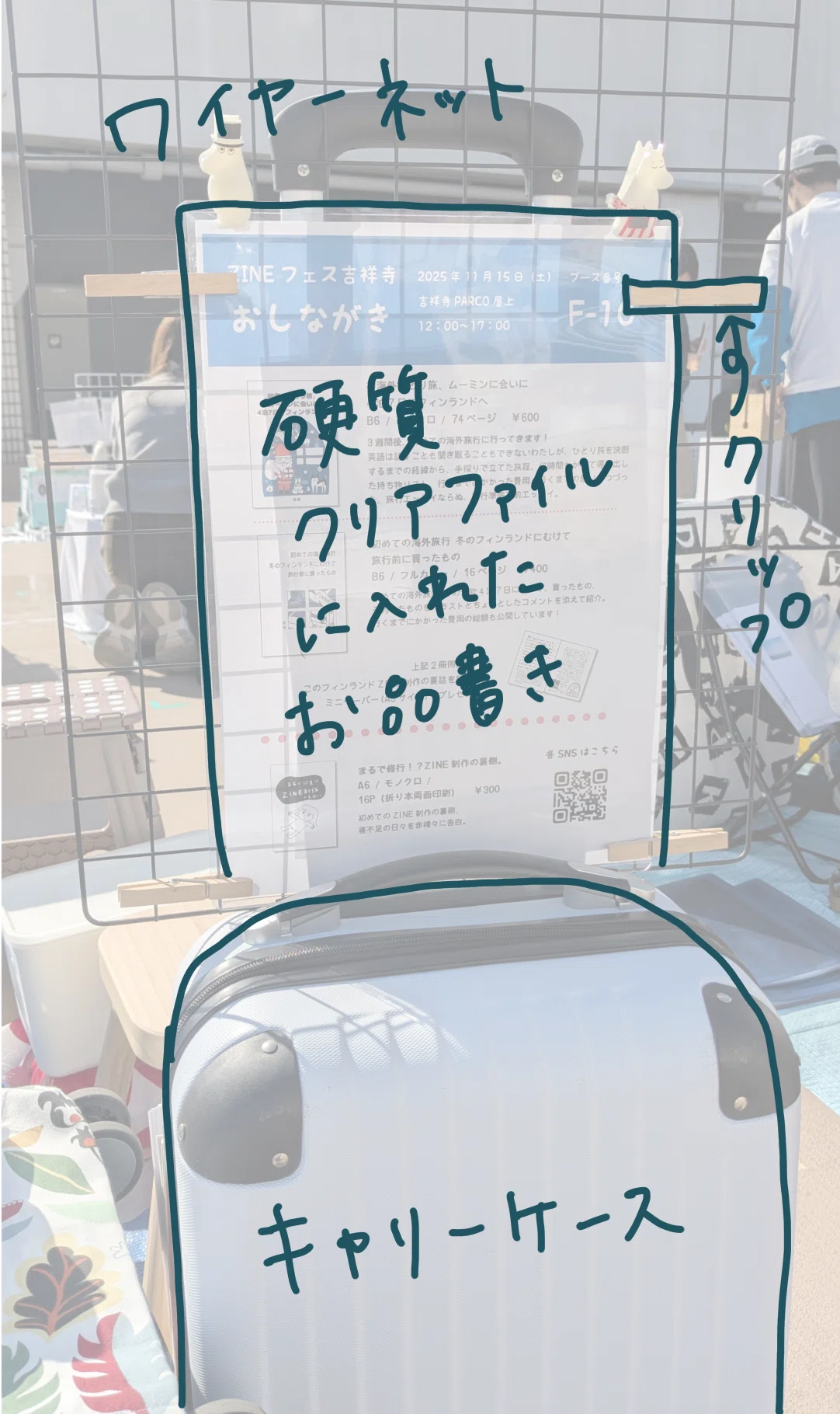 ZINE制作記録#7 ZINEフェス初出店レポ！②【当日の持ち物、持込・売上