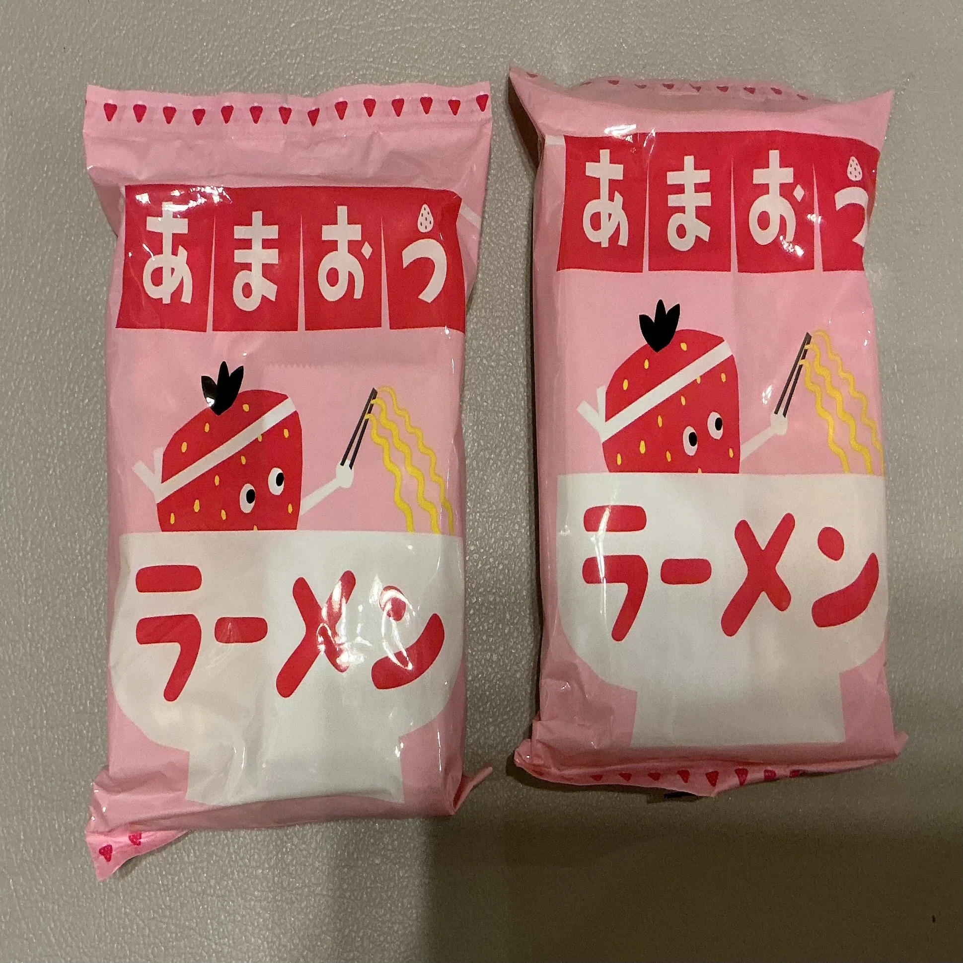 チャレンジ】いちご味(あまおう)ラーメンを食べてみた結果??｜あお 