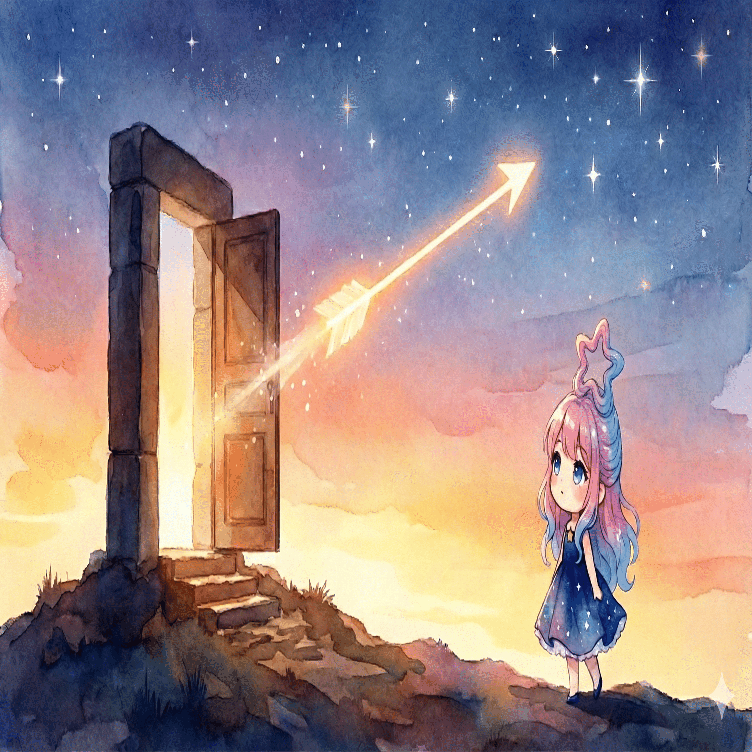 Gemini】1ヶ月ぶりのnote。AIの言葉と、射手座の矢に導かれて