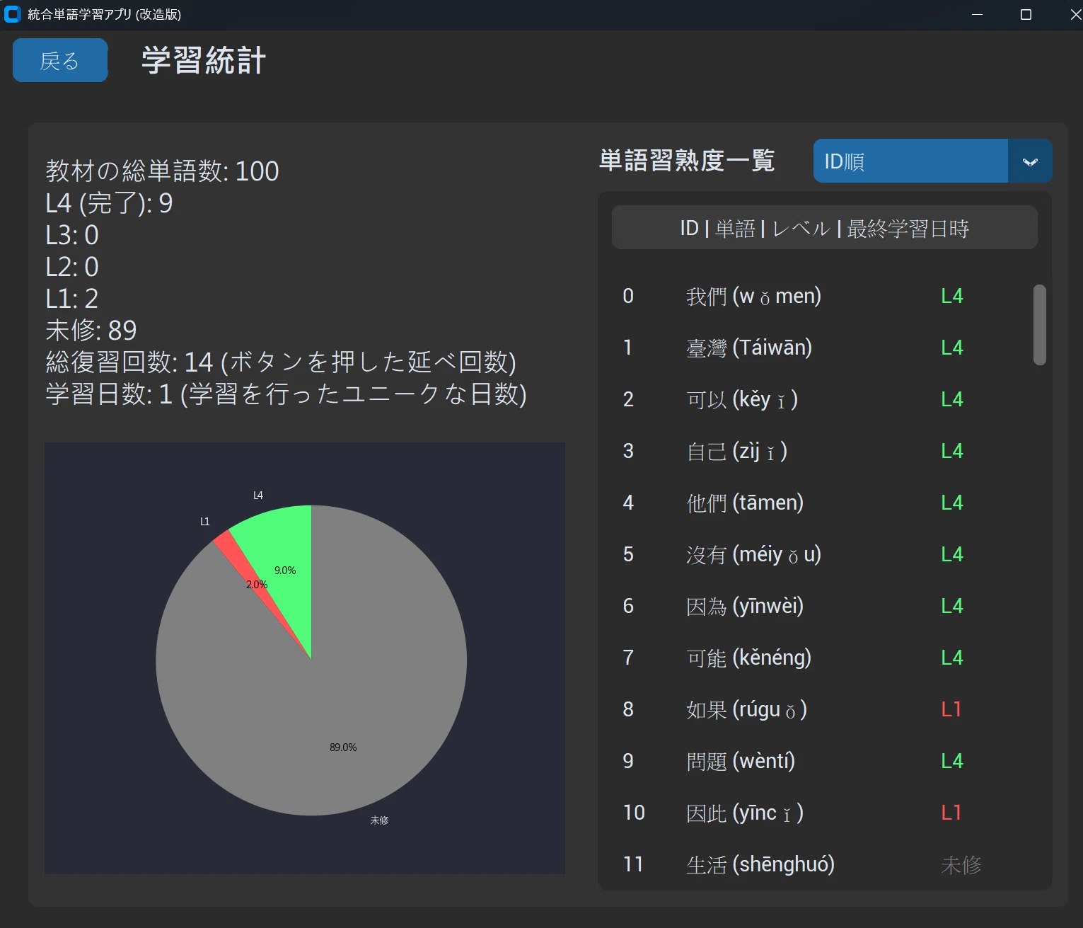 GoogleAntigravityで音声認識付フラッシュカード（繁体中文発音特訓