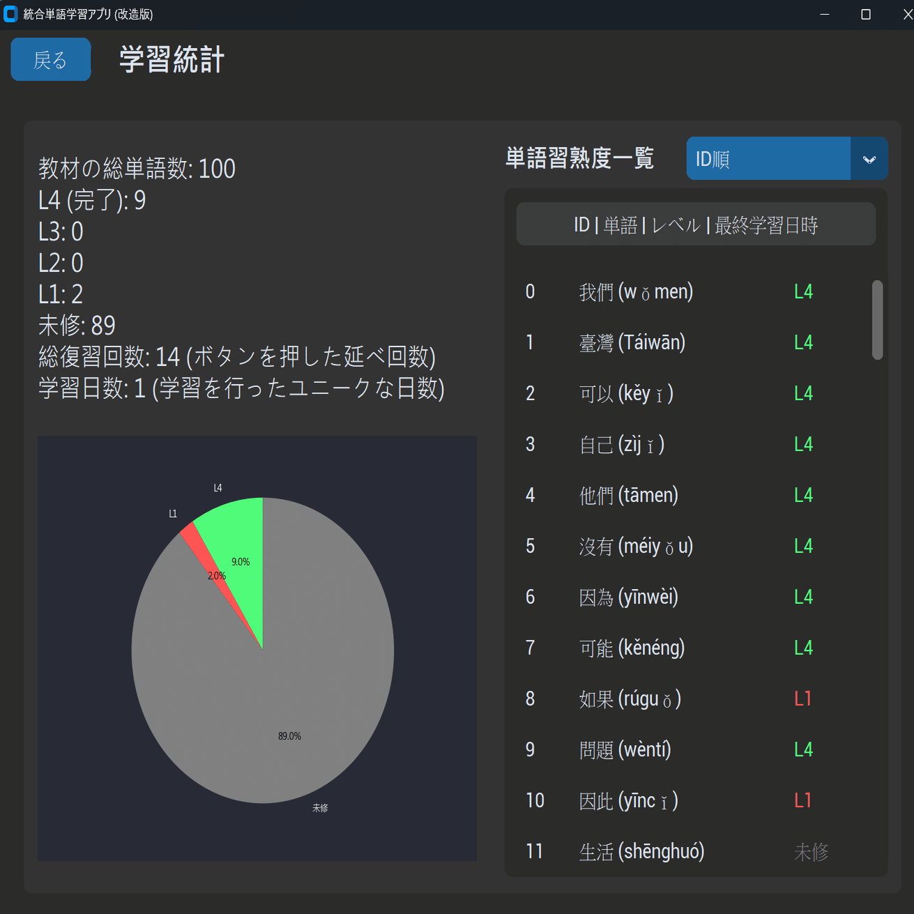 GoogleAntigravityで音声認識付フラッシュカード（繁体中文発音特訓