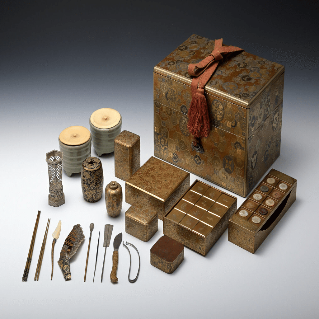 若松蒔絵十種香箱【藤田美術館100選-4】｜藤田美術館