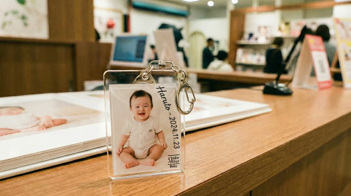 Production cost 125 yen] You can make your own acrylic keychain in