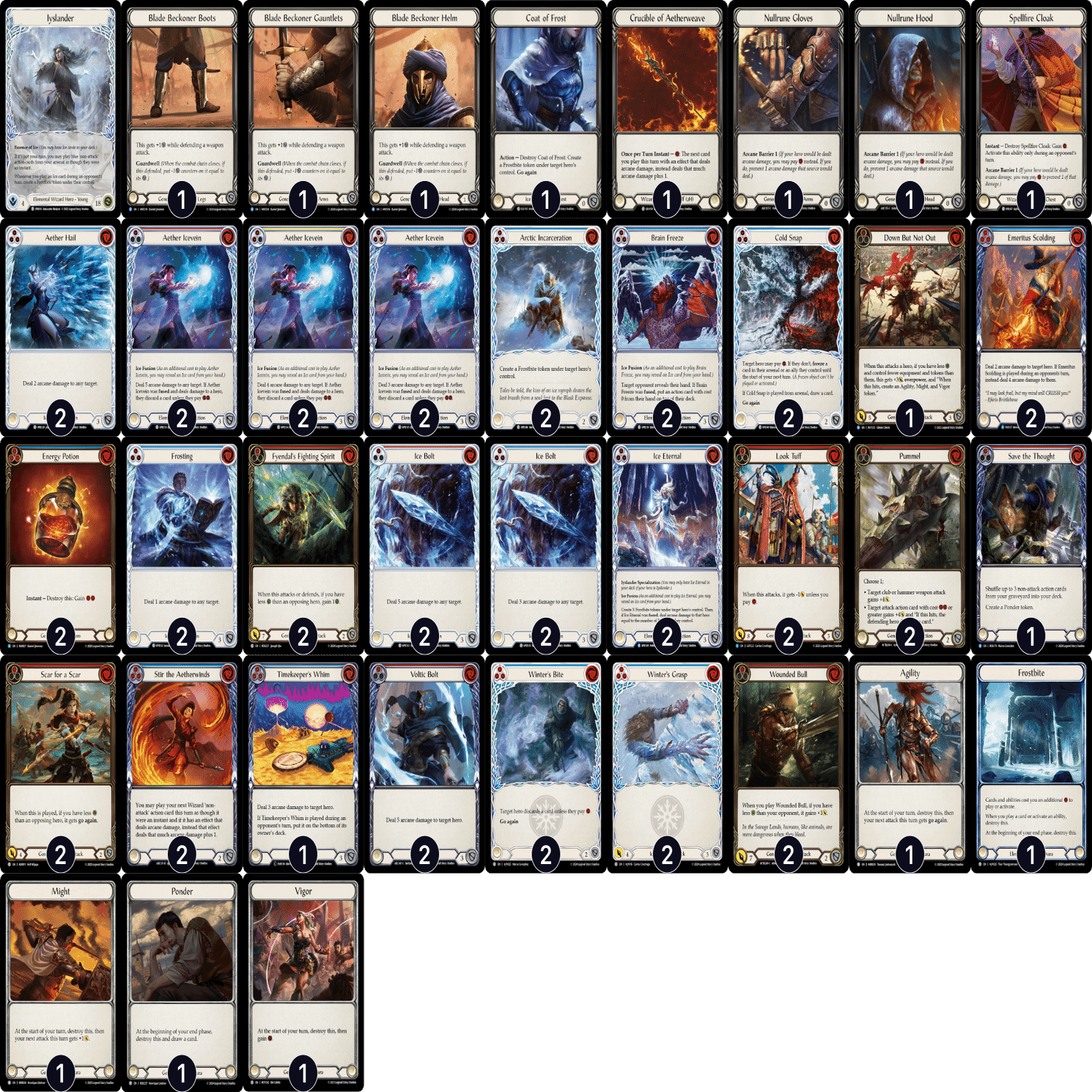 Flesh and Blood】シルバーエイジ・アイスランダー デッキ／プレイ