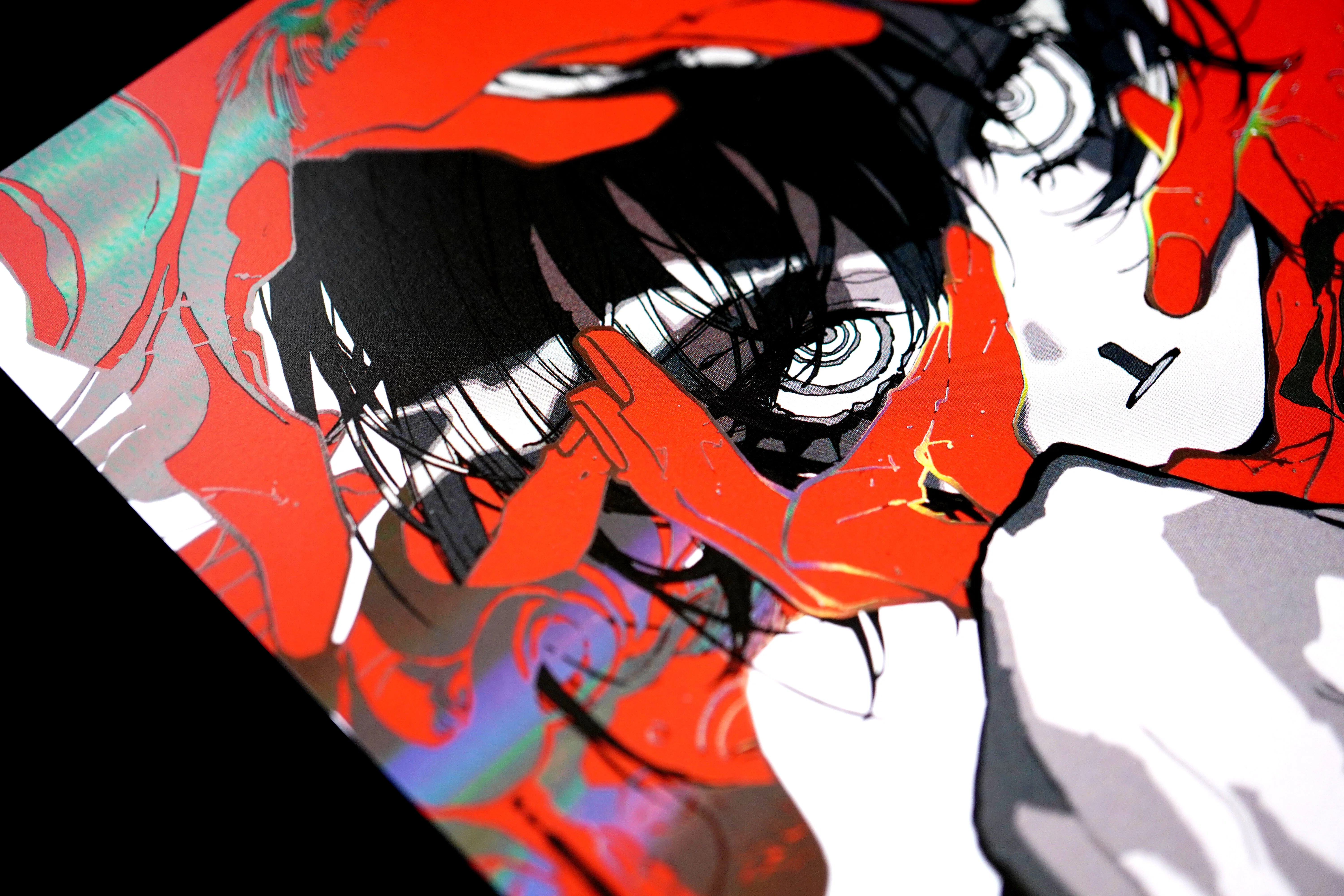 望月けい個展 箔押しポストカード4種製作」｜コスモテック