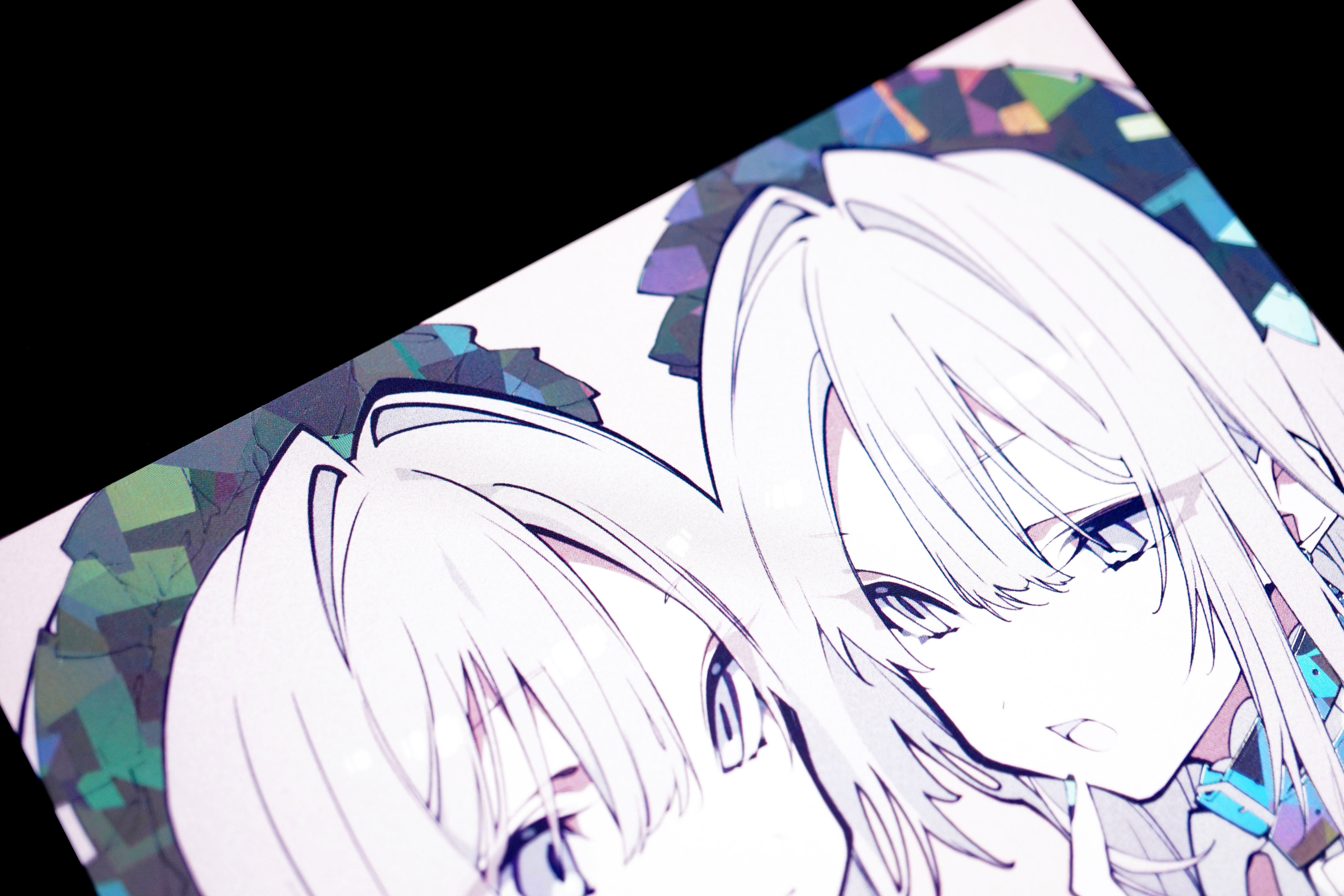 望月けい個展 箔押しポストカード4種製作」｜コスモテック