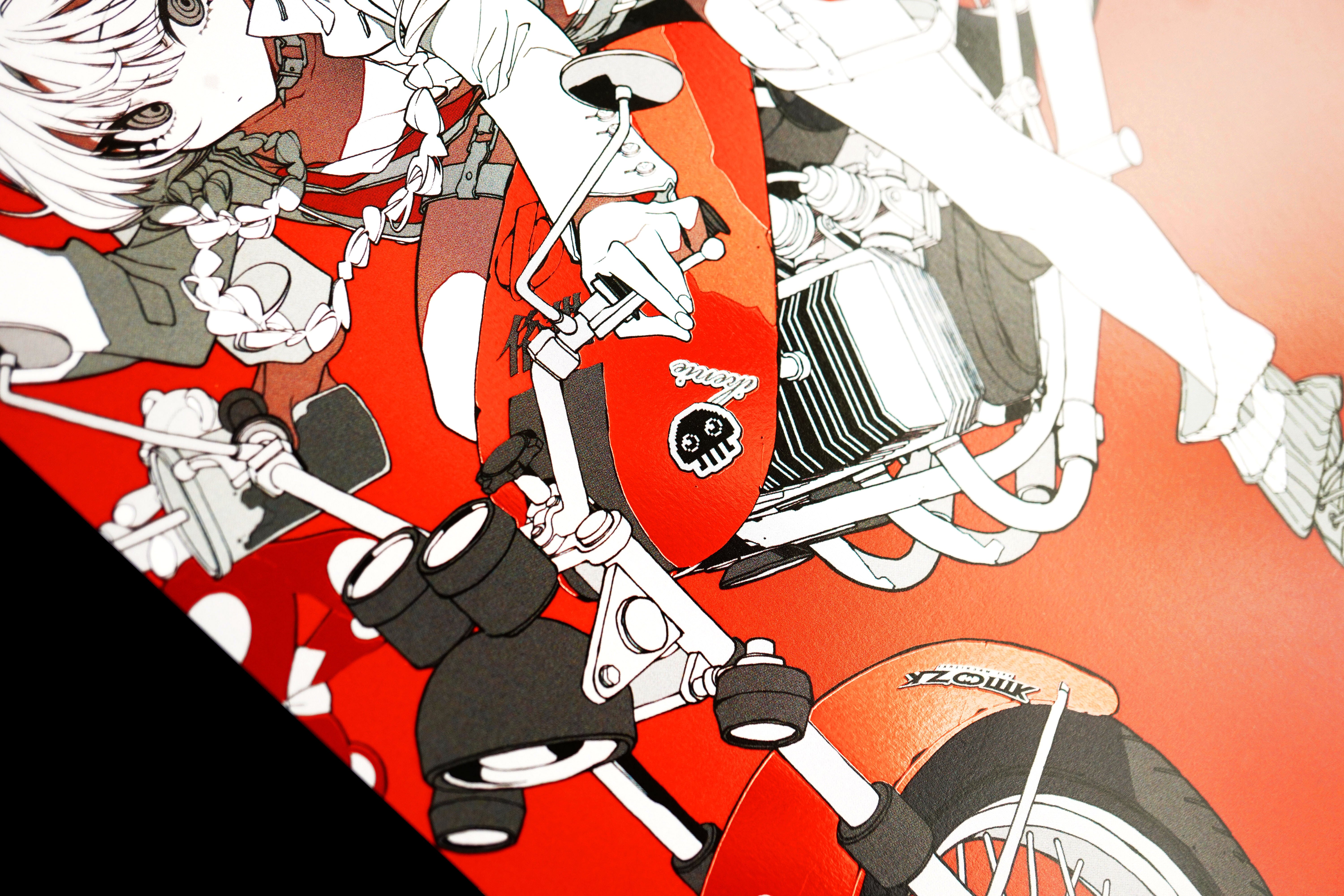 望月けい個展 箔押しポストカード4種製作」｜コスモテック