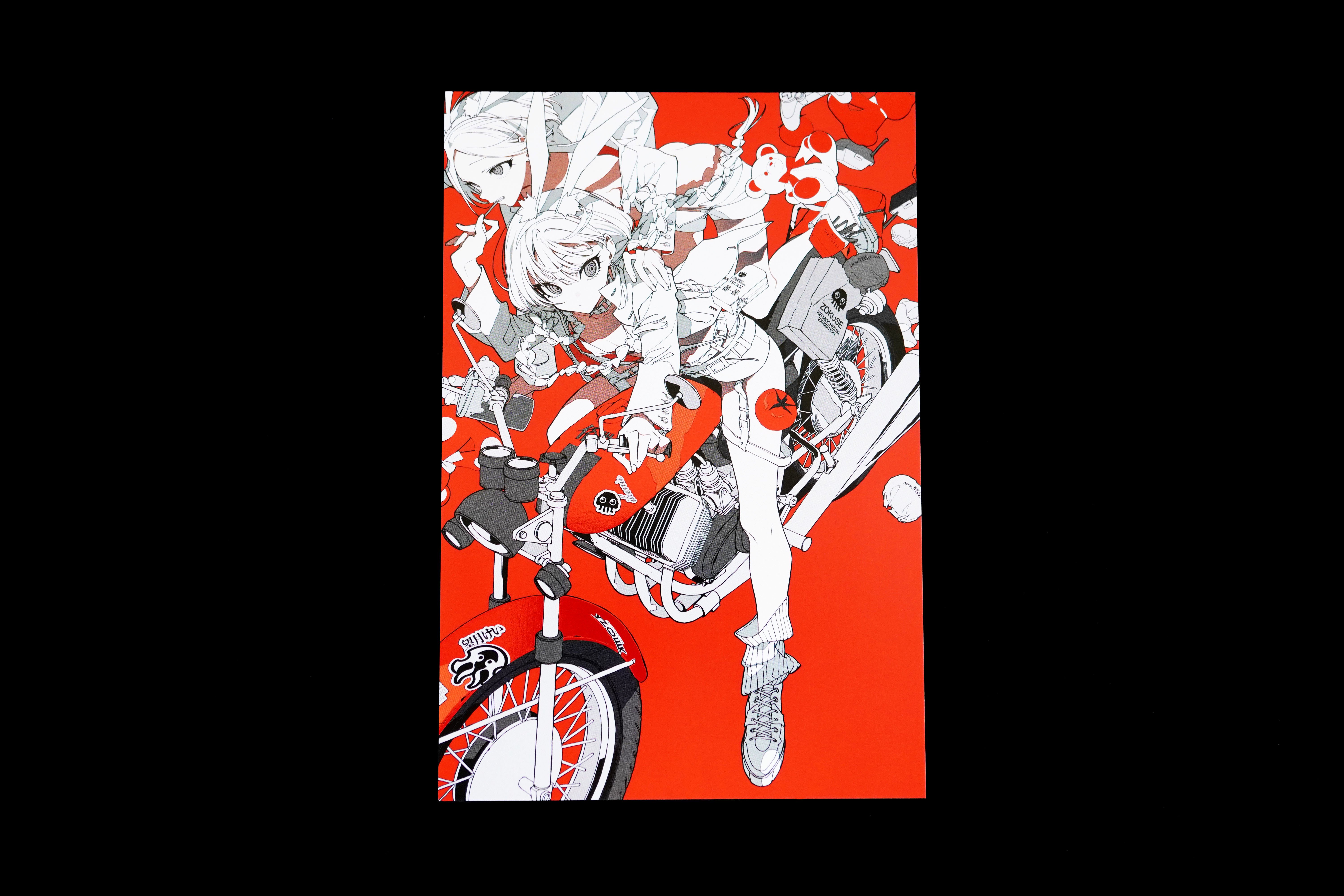 望月けい個展 箔押しポストカード4種製作」｜コスモテック