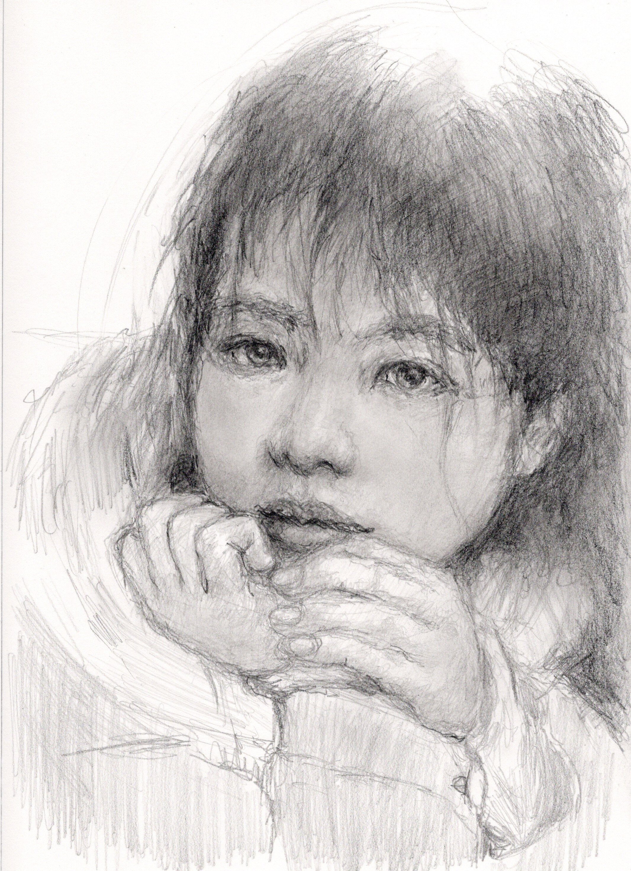 鉛筆画 色鉛筆で猫しゃんの絵を描いてみた！｜Atelier Non