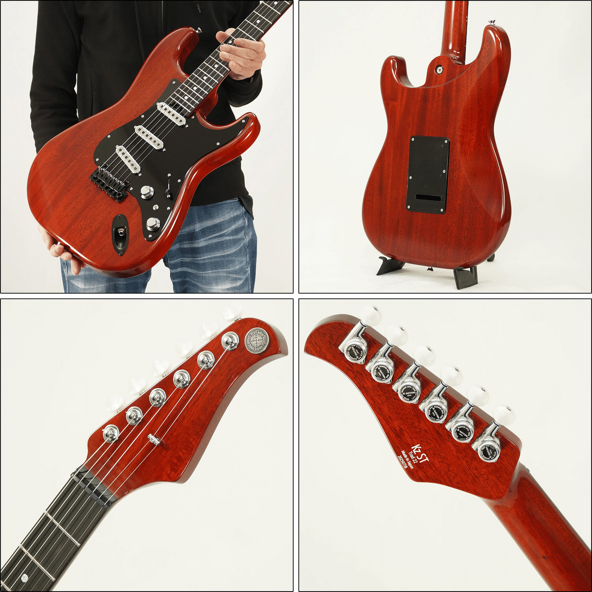 レッドスペシャルの魅力をSTスタイルに詰め込んだ Kz Guitar Works の