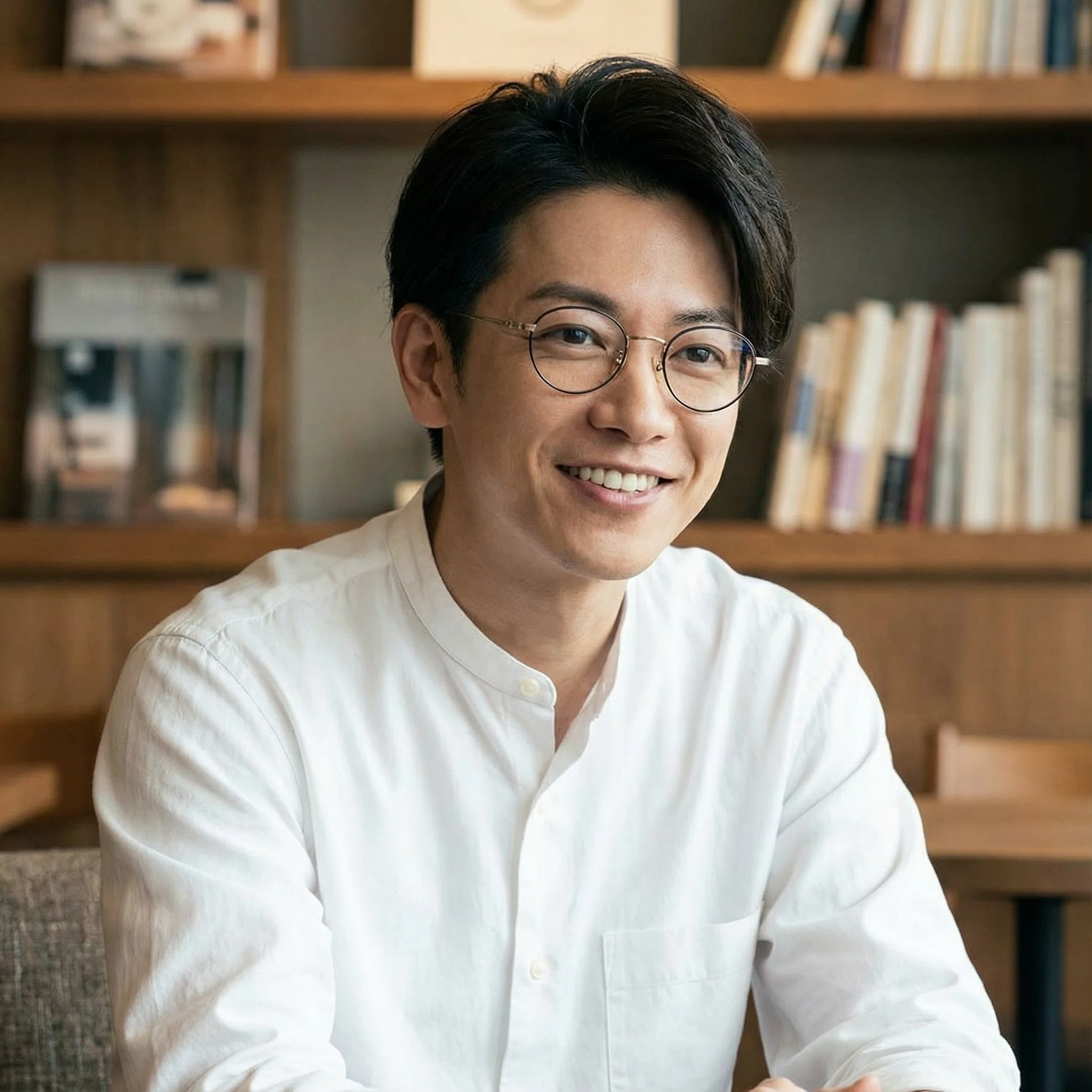 カッコいい♥】佐藤健さん×名品メガネの着用イメージ15選｜大人