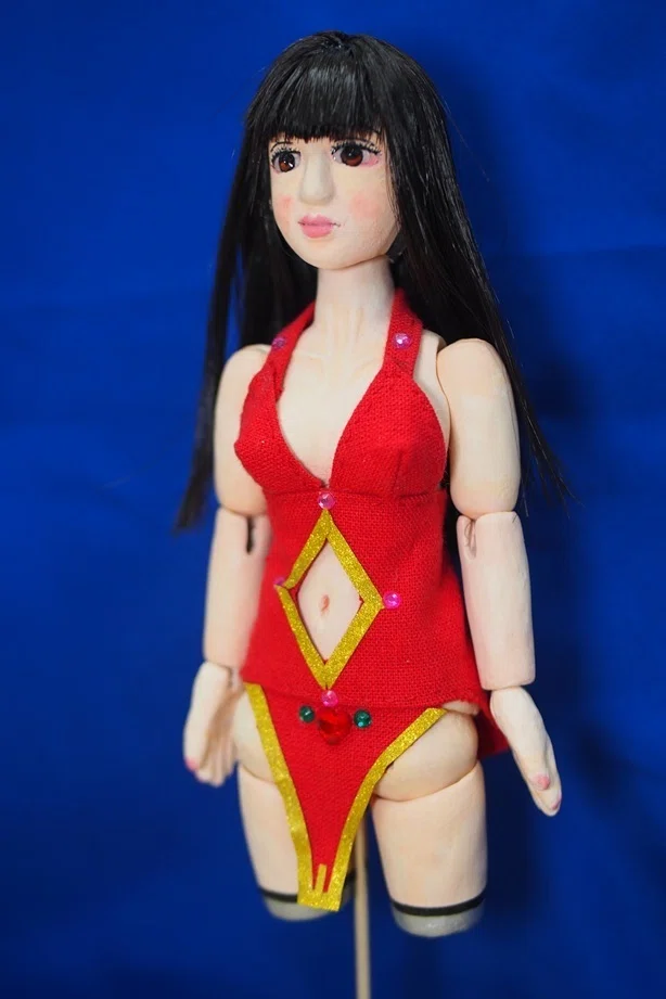 顔の表情を少し変えました｜doll-modeler3