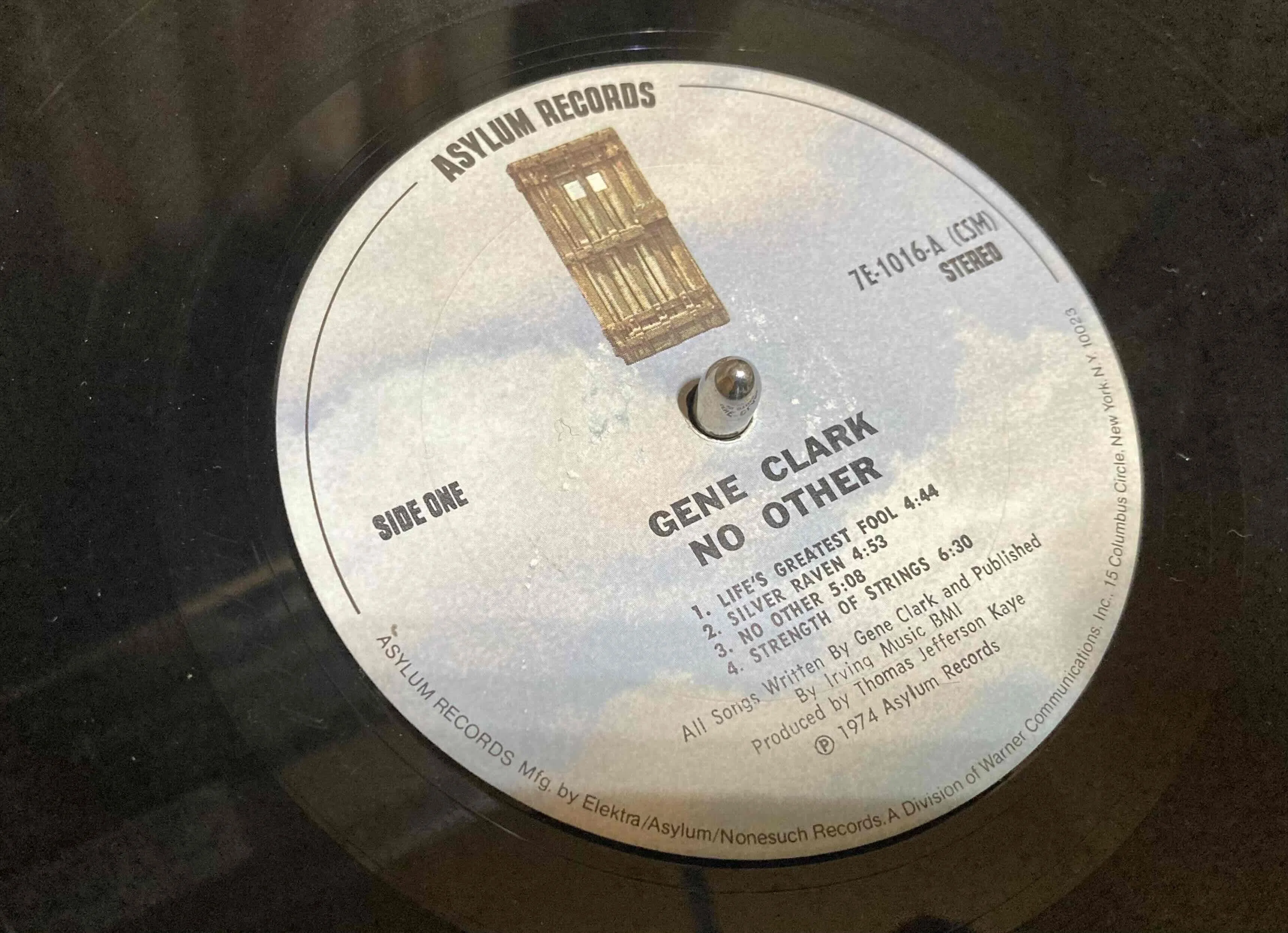 Gene Clark [No Other] Asylum 7E-1016 ｜naruru's Record
